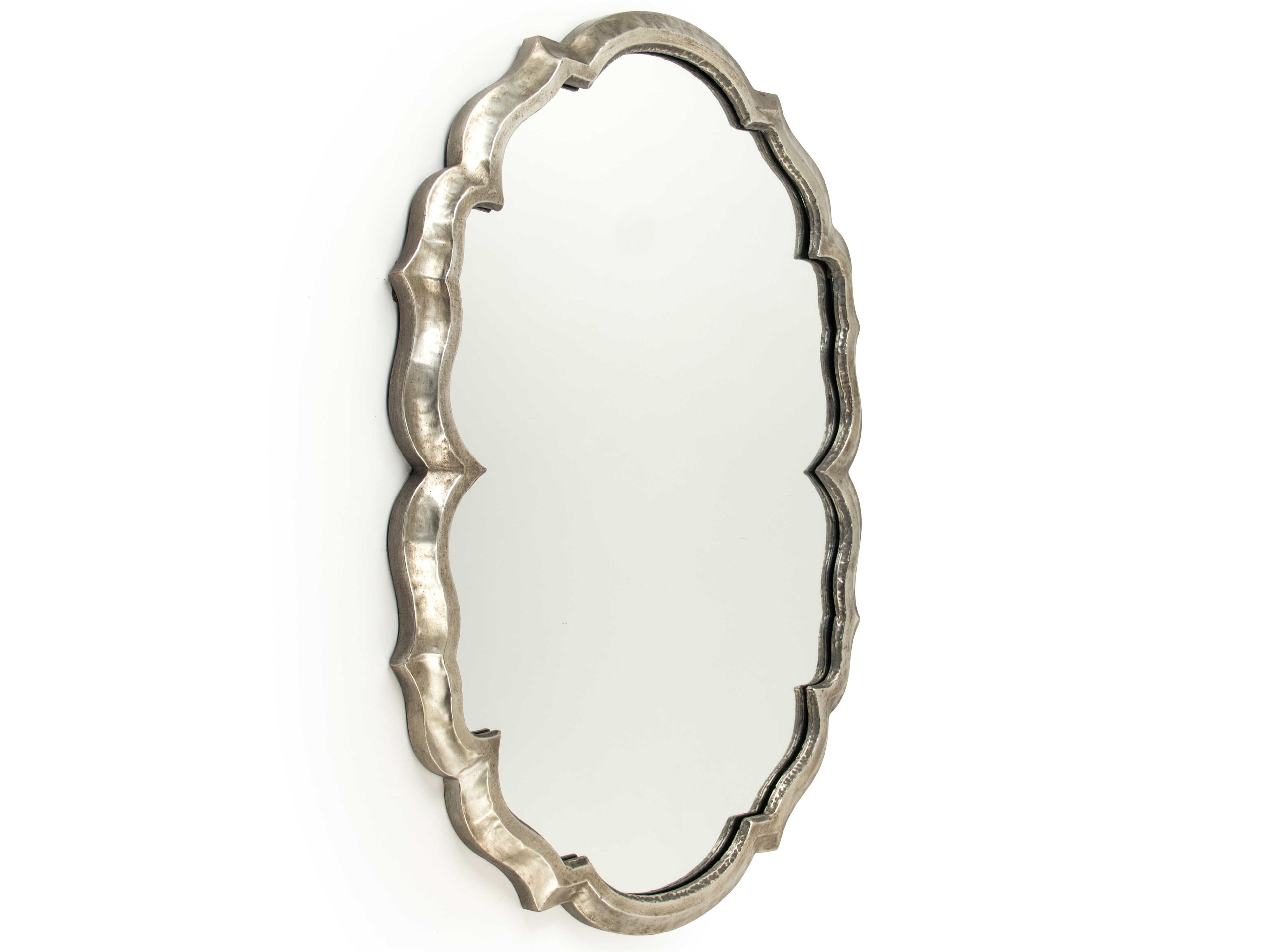 Zentique Epine Distressed Silver Wall Mirror