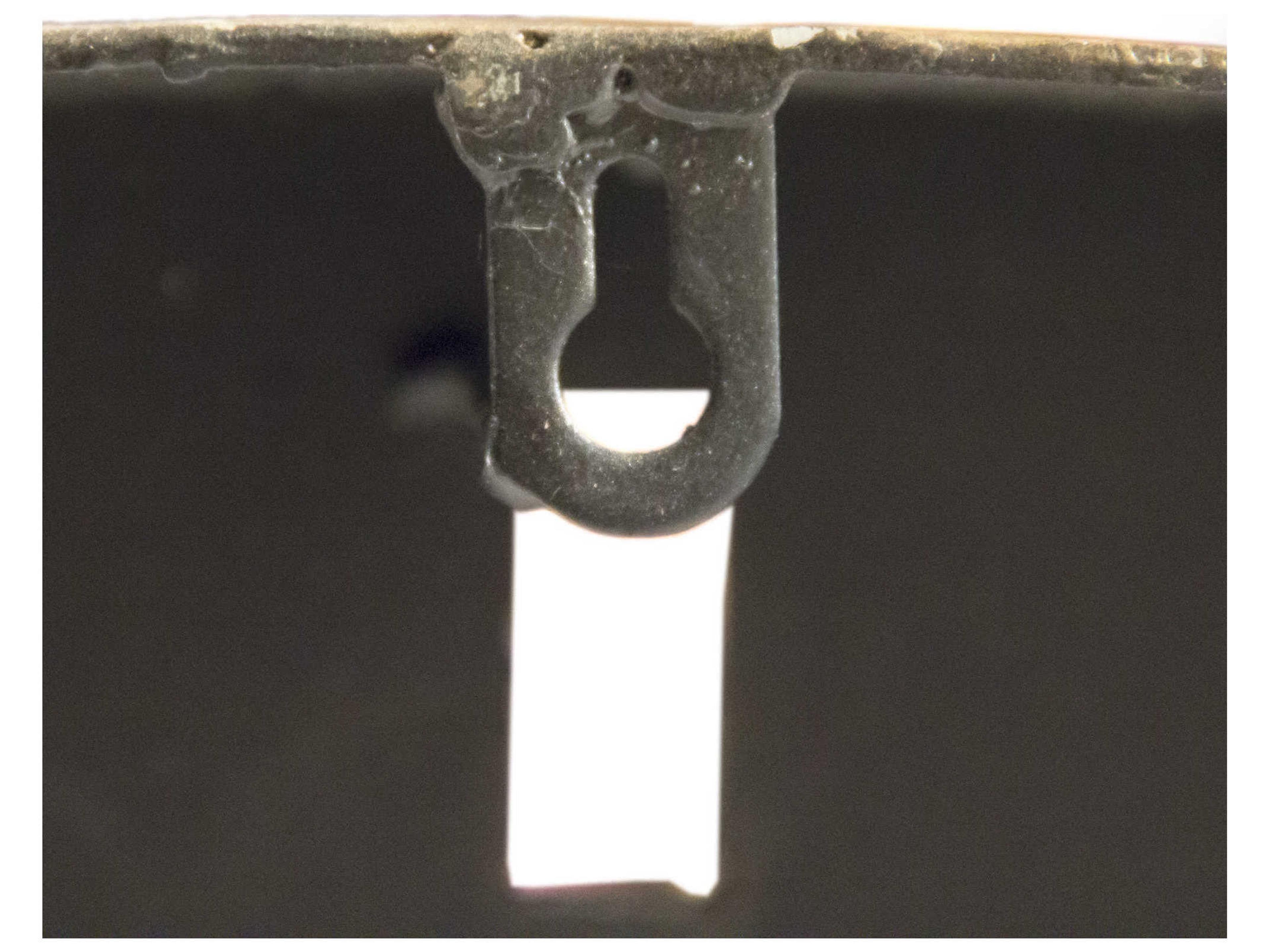 Zentique Distressed Gold Laure Wall Clock