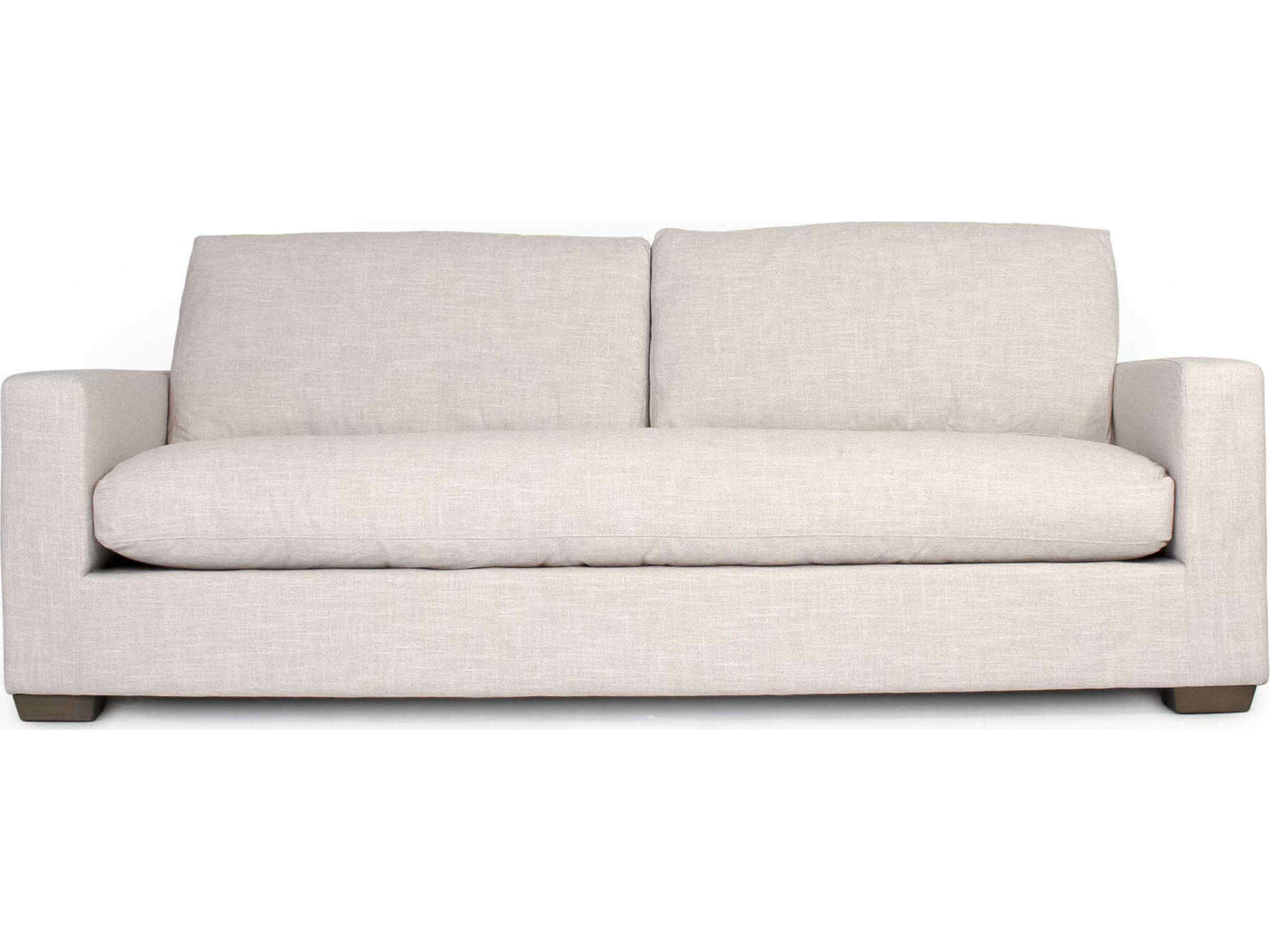 Zentique White Upholstered Sofa