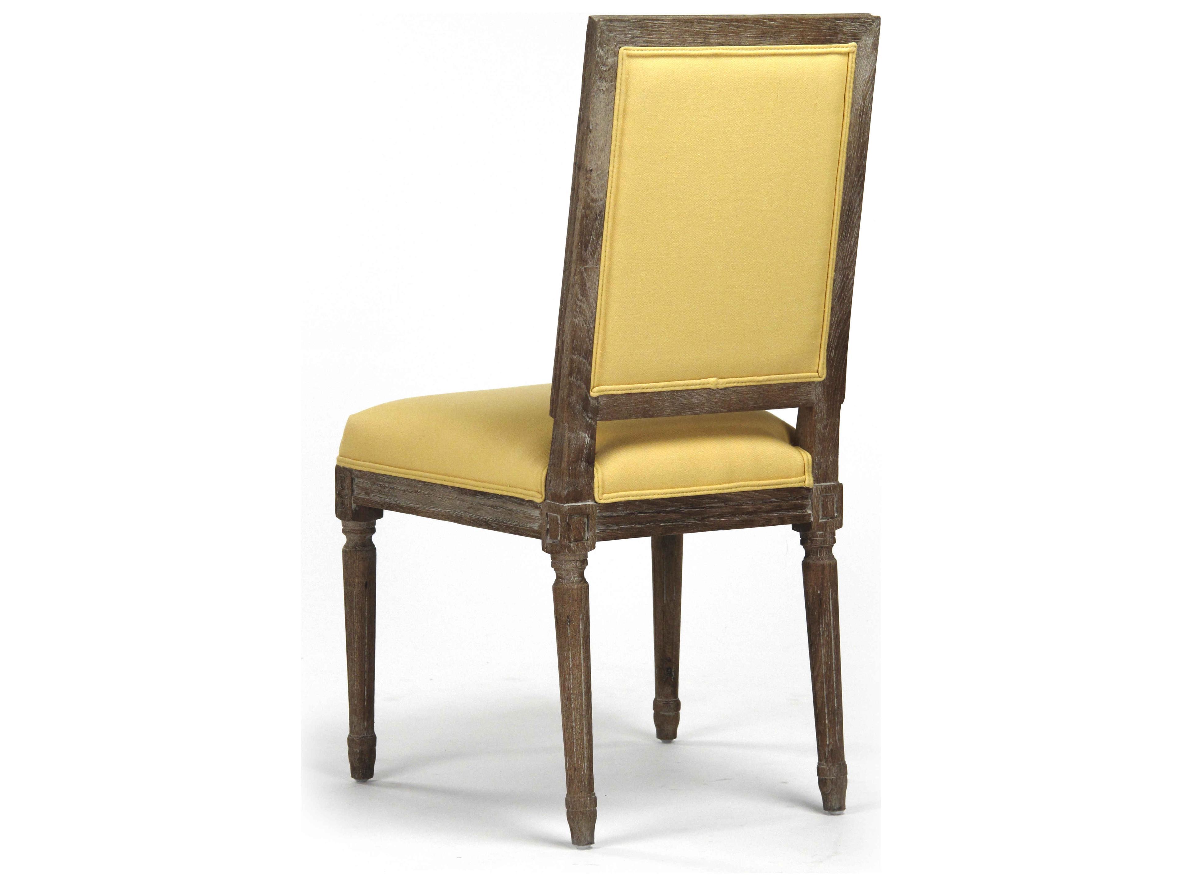 Zentique Brown Upholstered Side Dining Chair