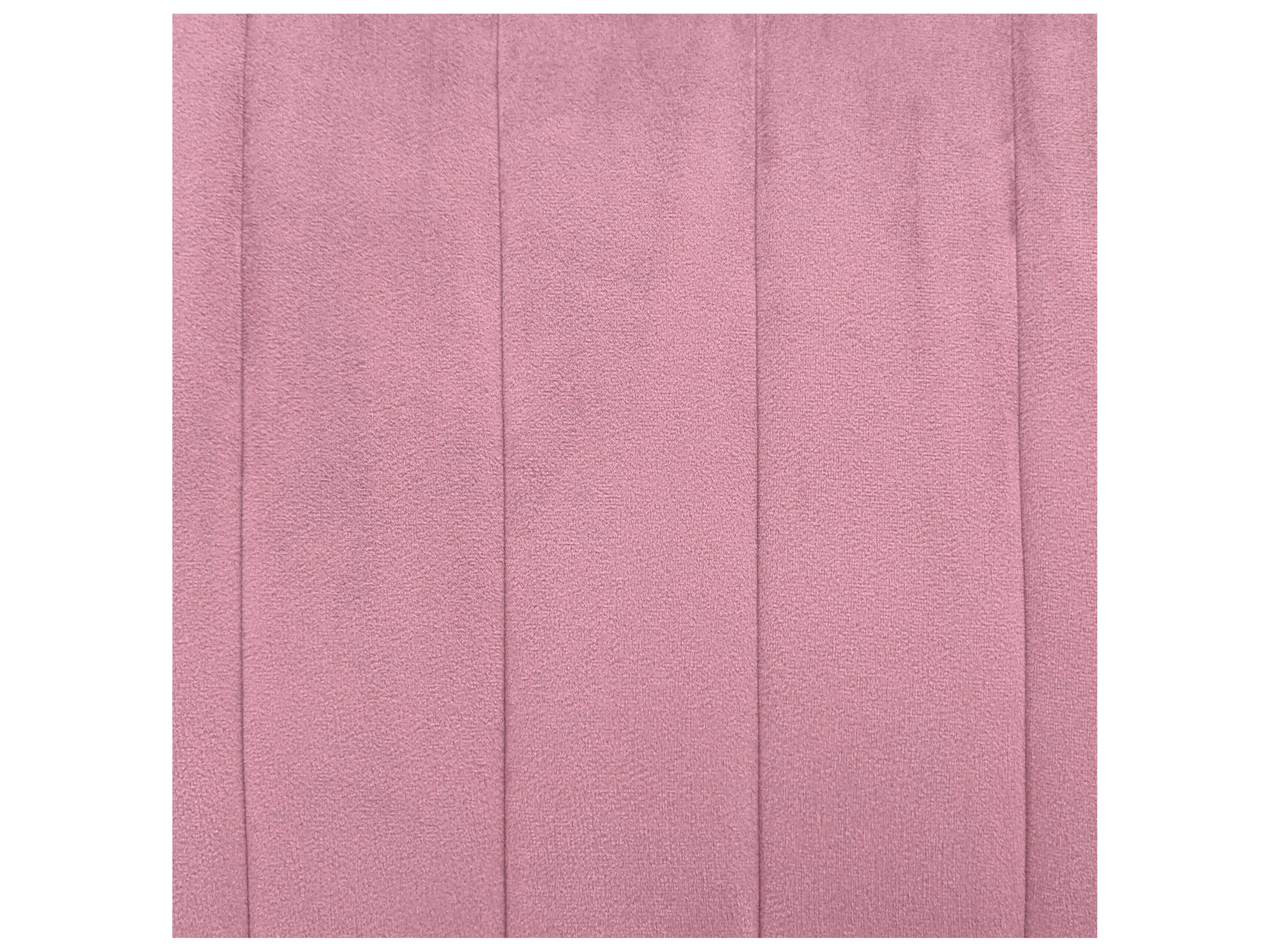 Zentique Mauve Rose Velvet Purple Upholstered Accent Bench