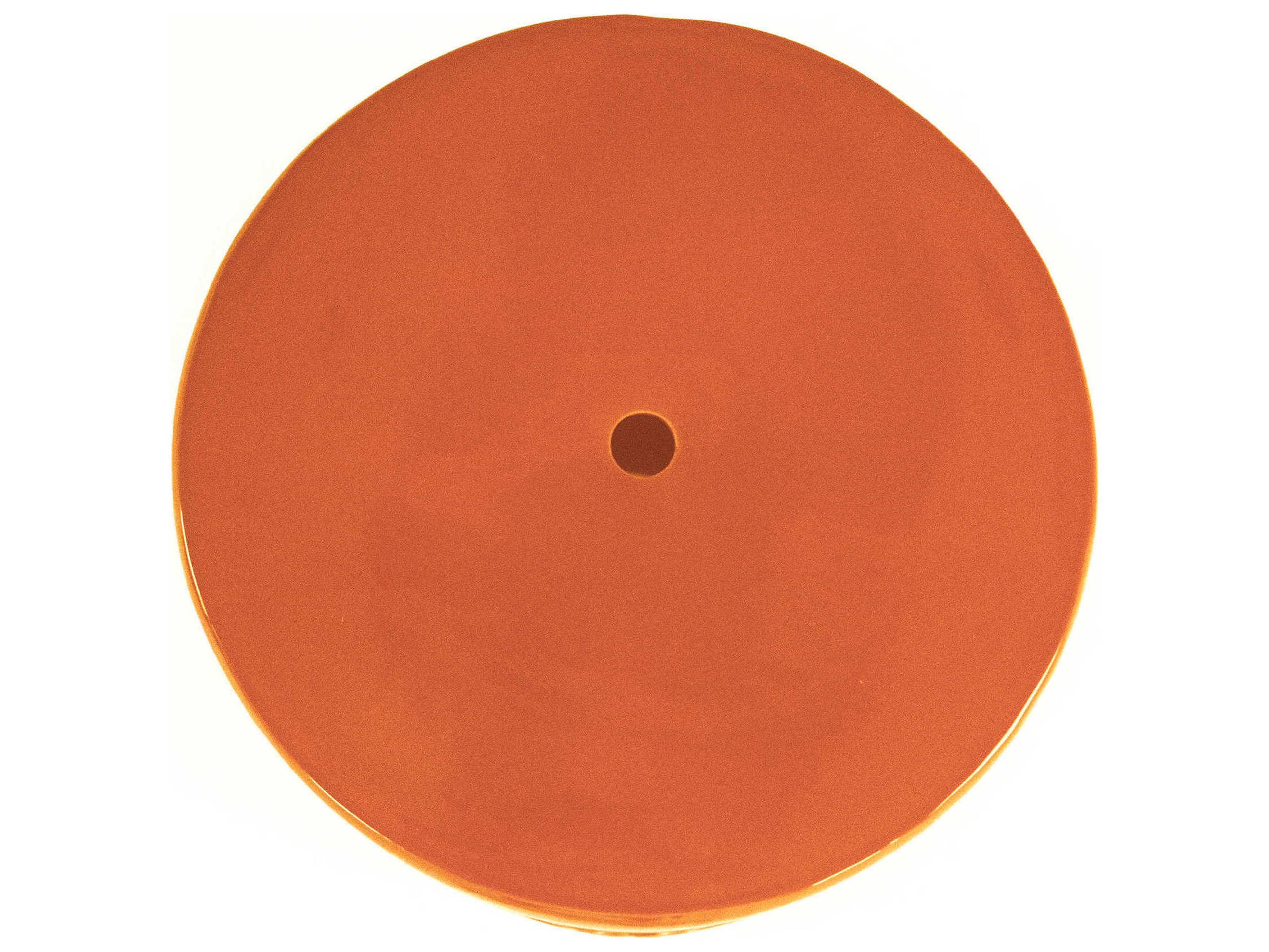 Zentique Orange Accent Stool