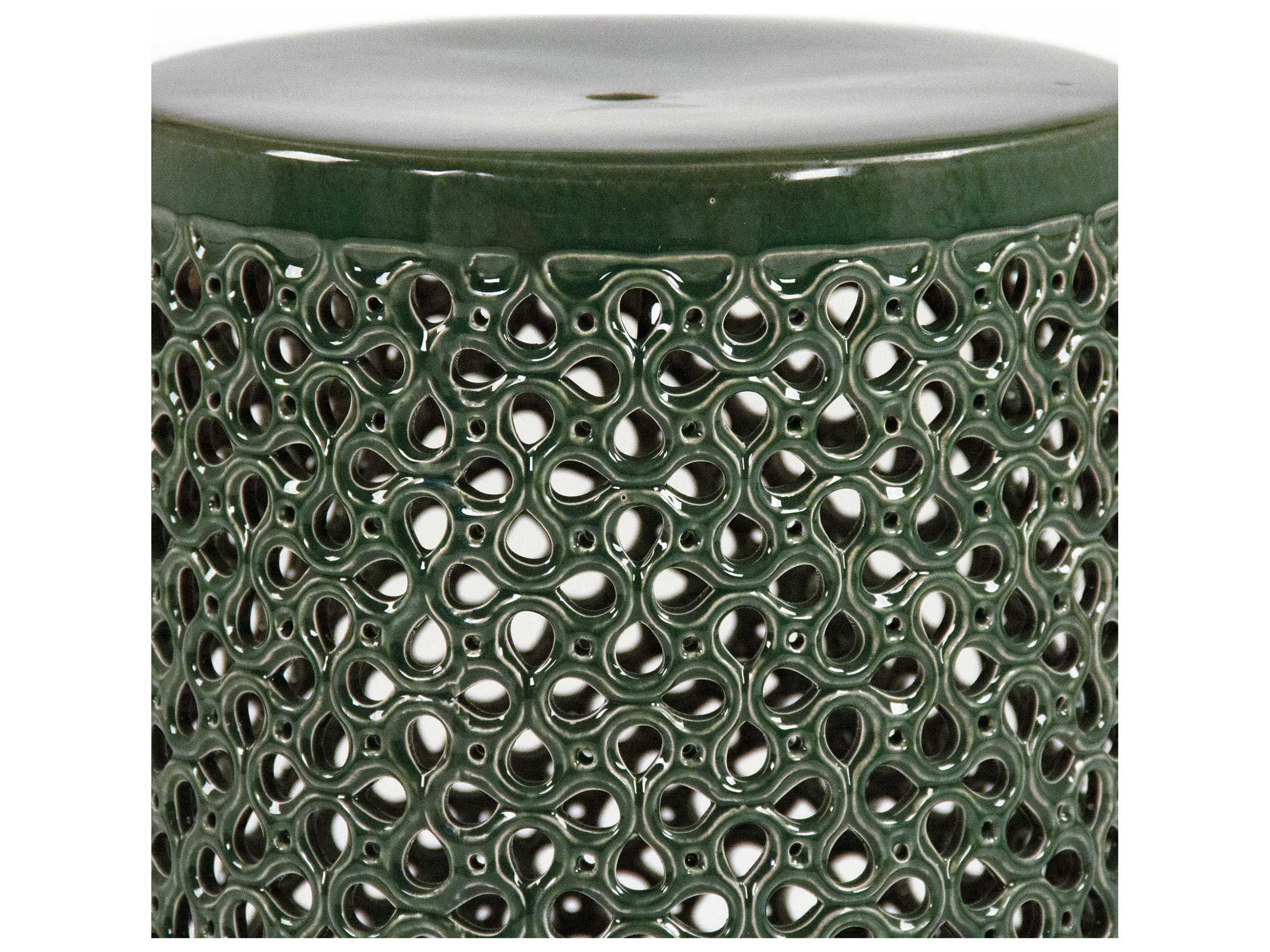 Zentique Teal Green Accent Stool