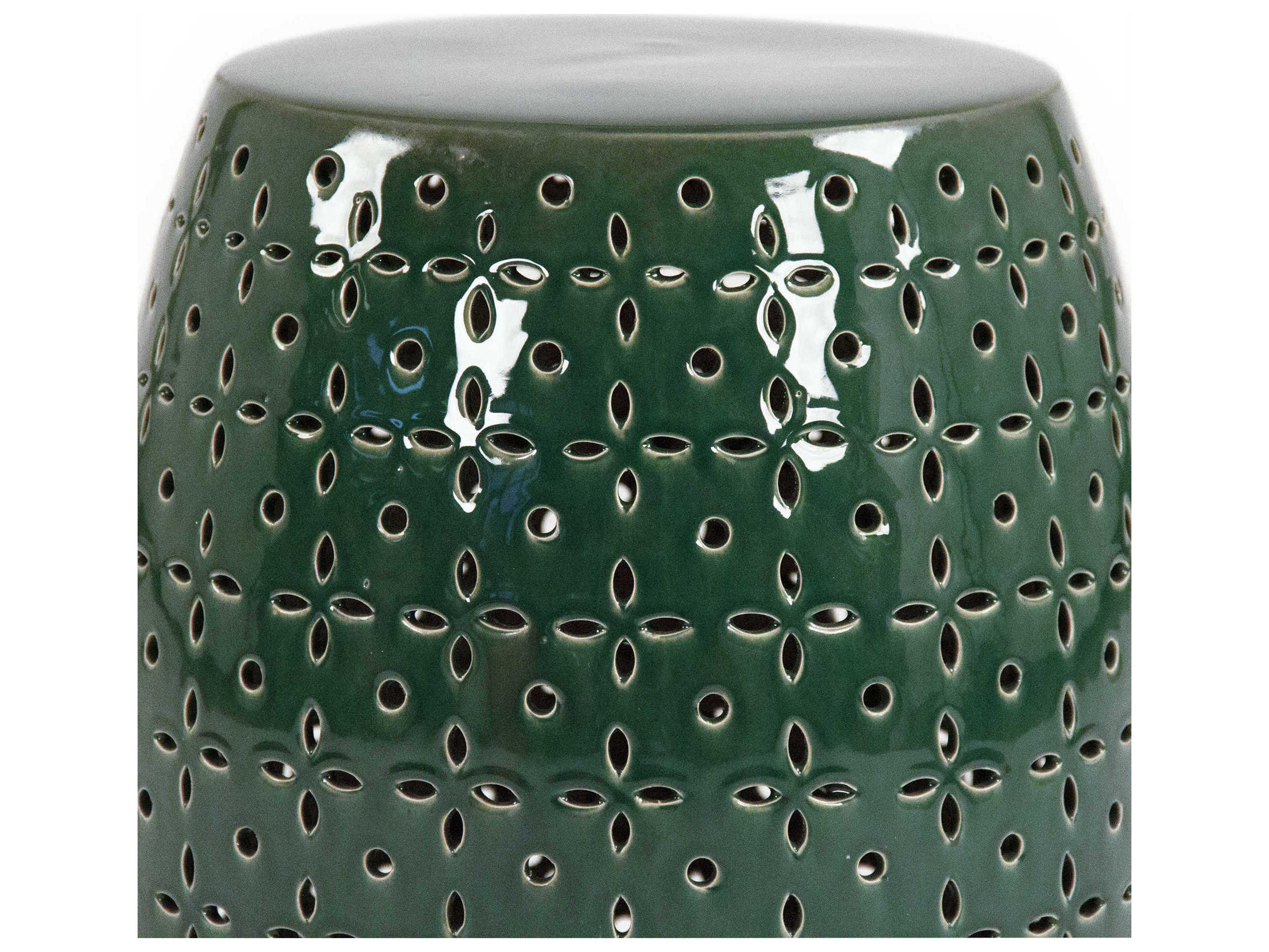 Zentique Teal Green Accent Stool