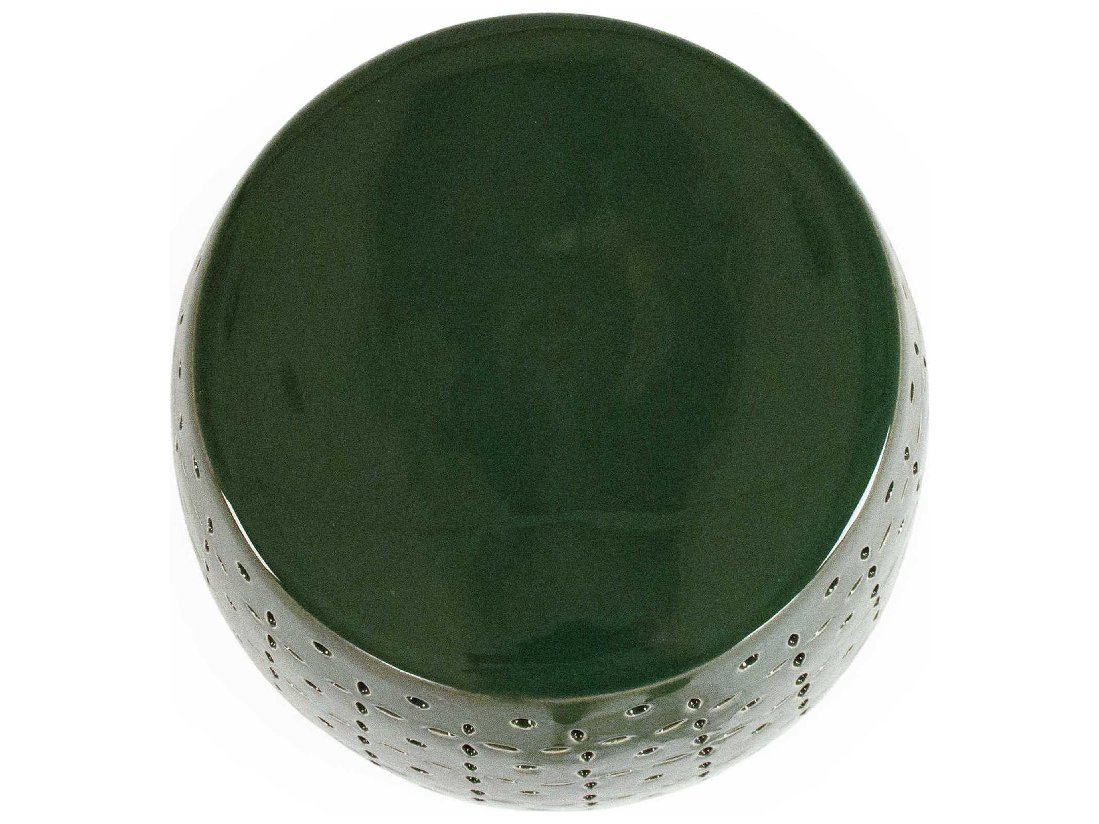 Zentique Teal Green Accent Stool