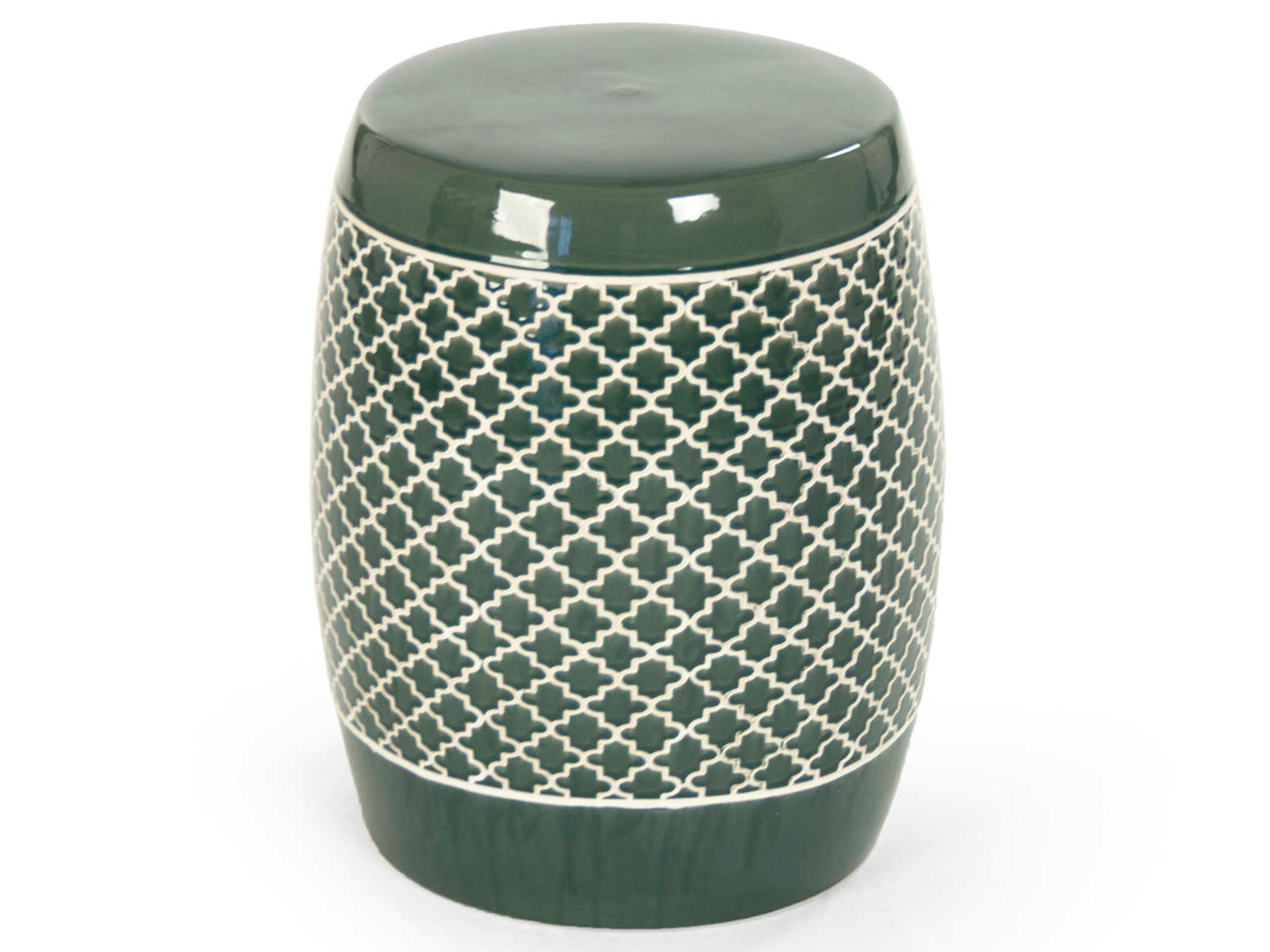 Teal Green Accent Stool