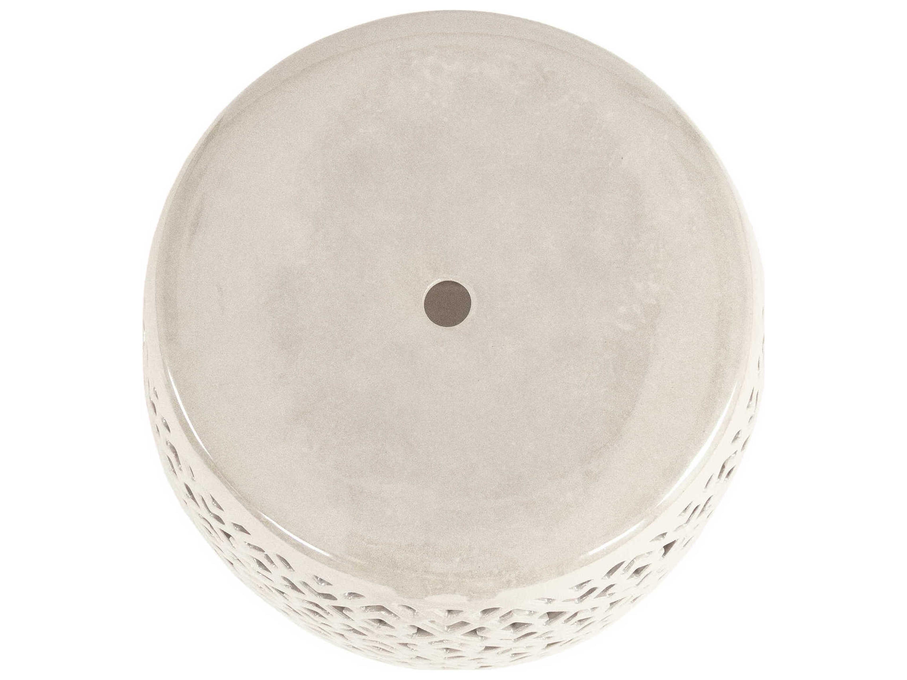 Zentique Iridescent Grey Gray Accent Stool