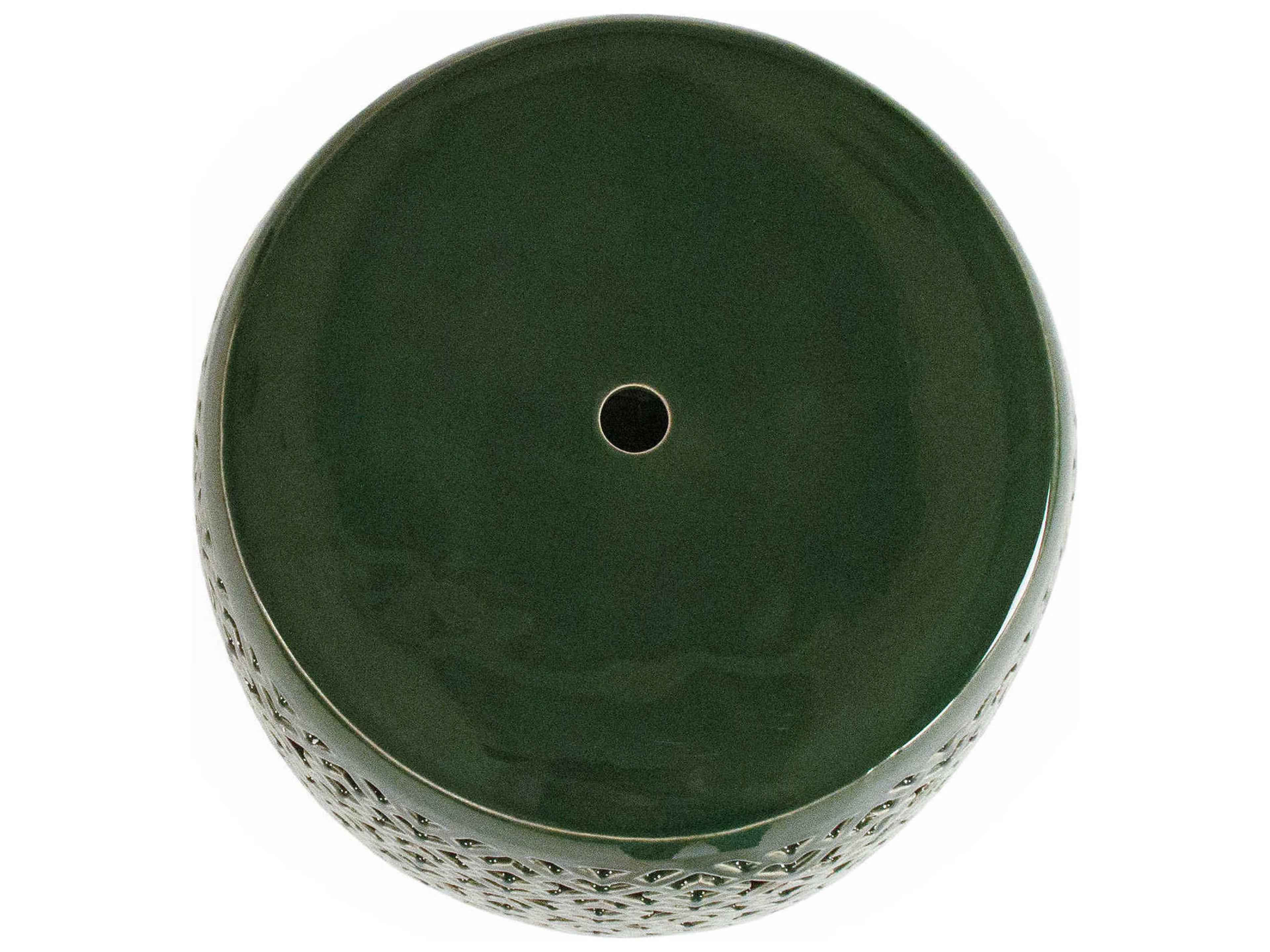 Zentique Teal Green Accent Stool