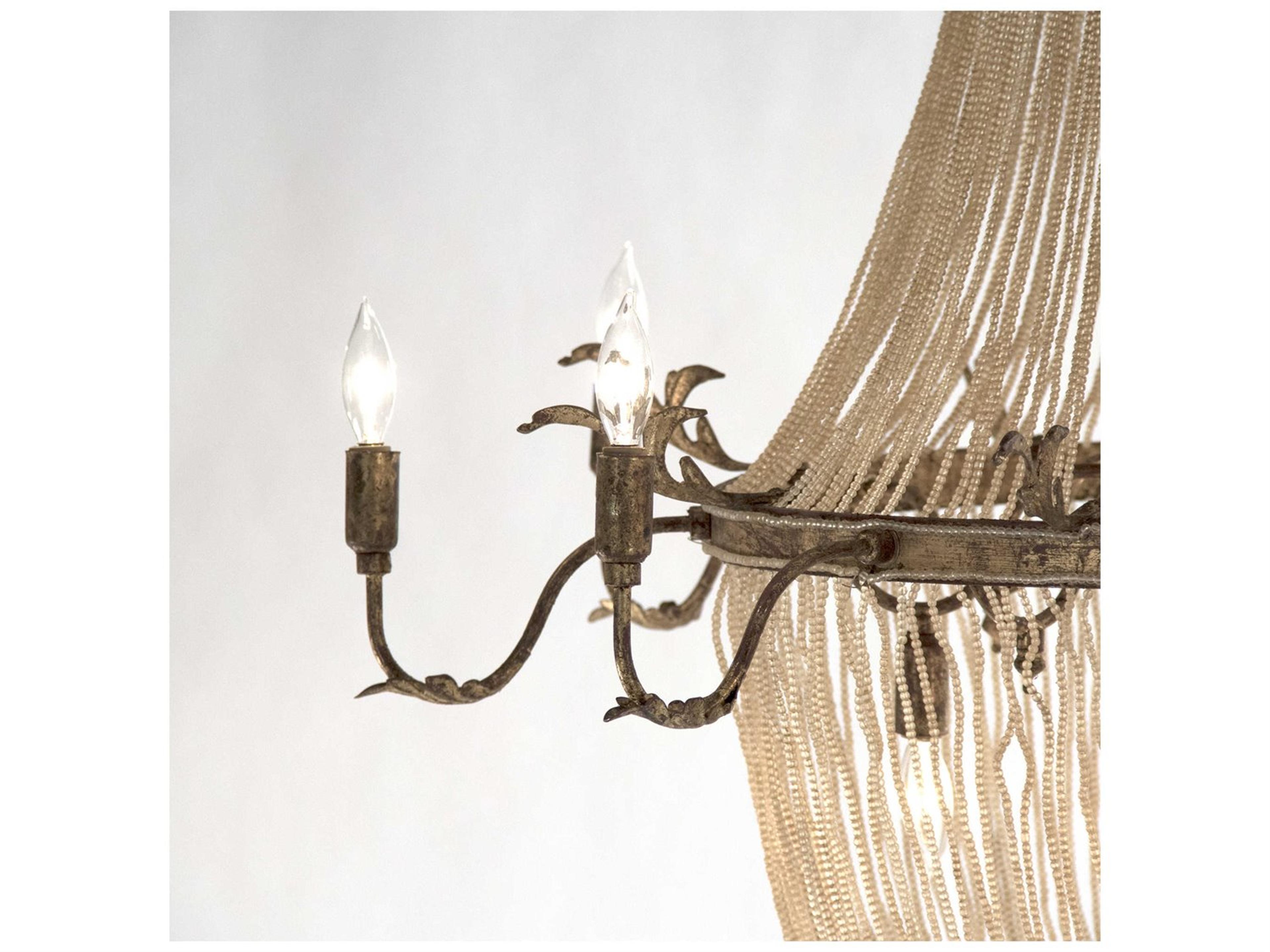 Zentique 12-Light Gold Bronze Chandelier
