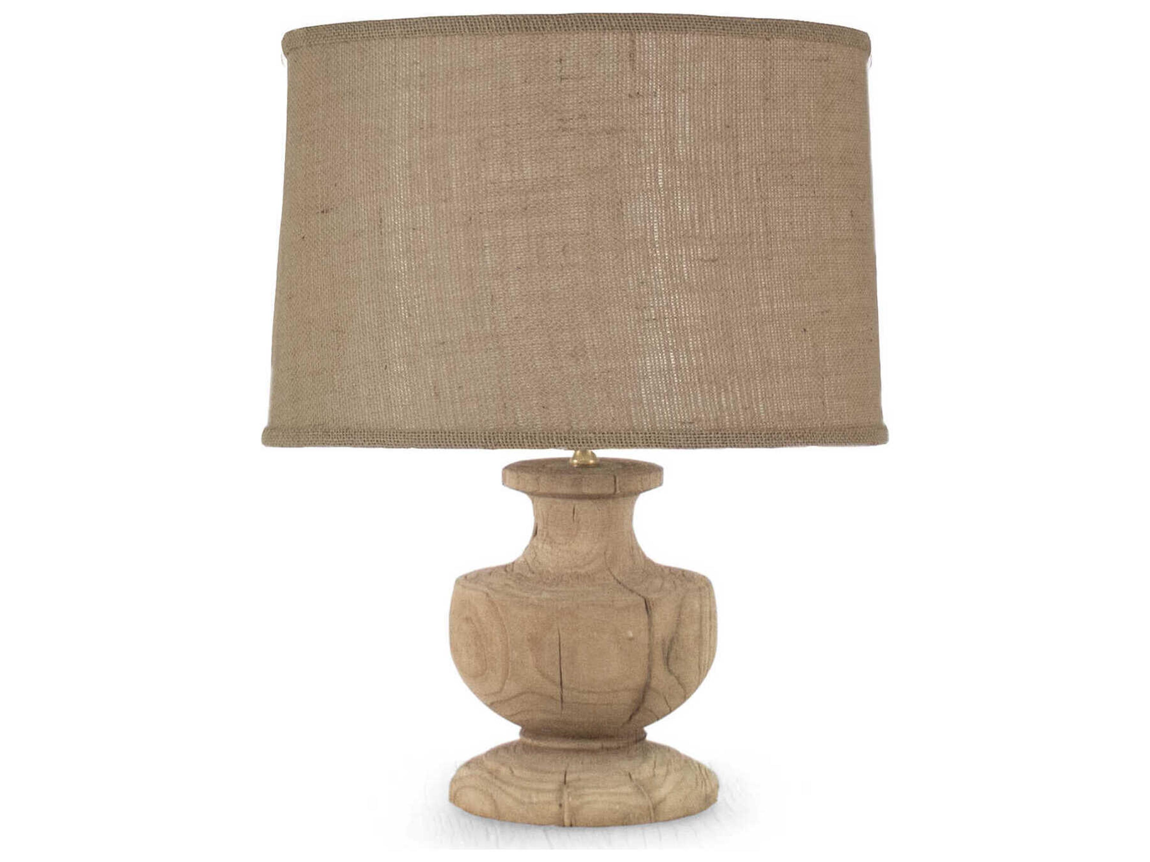 Hudson Natural Elm Brown Table Lamp