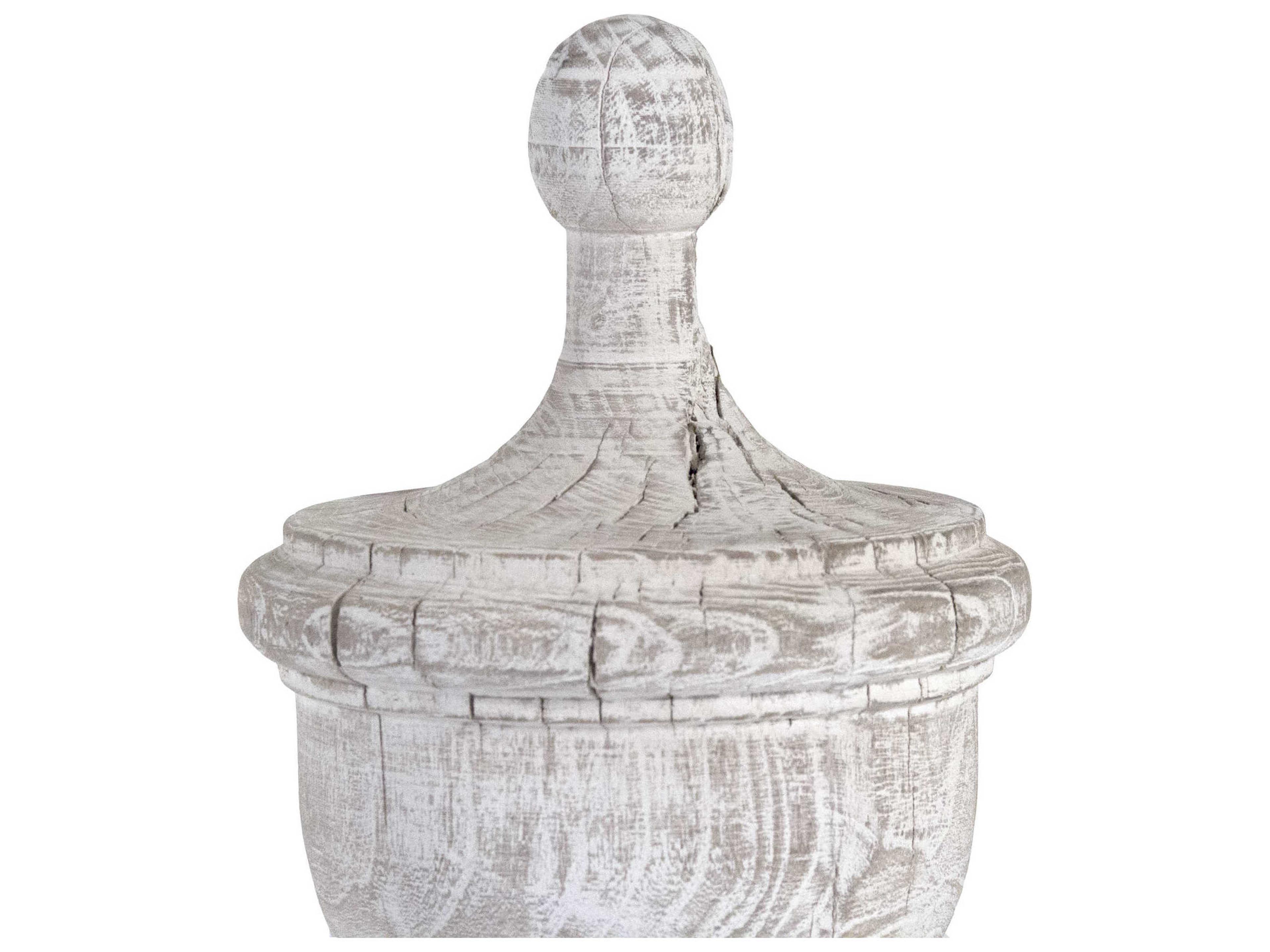 Zentique Amora Distressed Off-White Urn