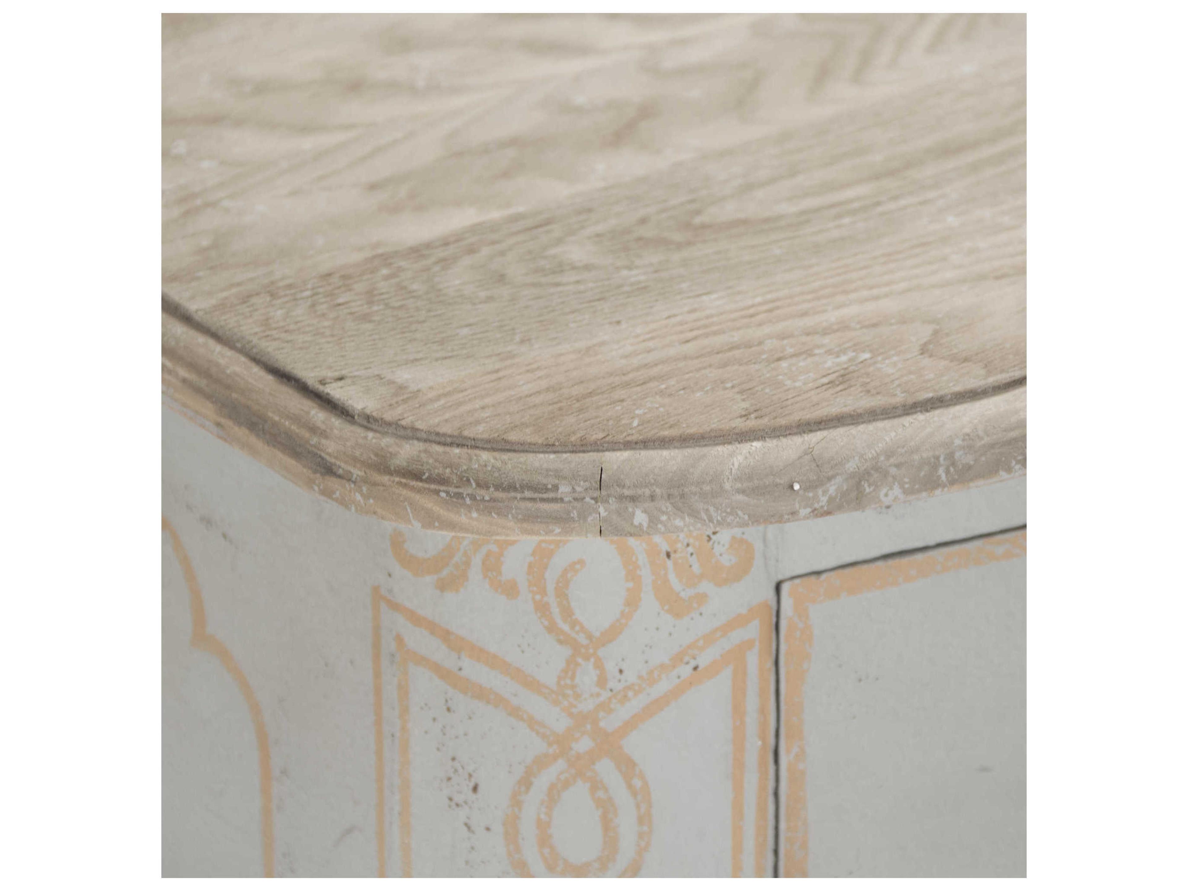 Zentique 3-Drawers Gray Pine Wood Dresser