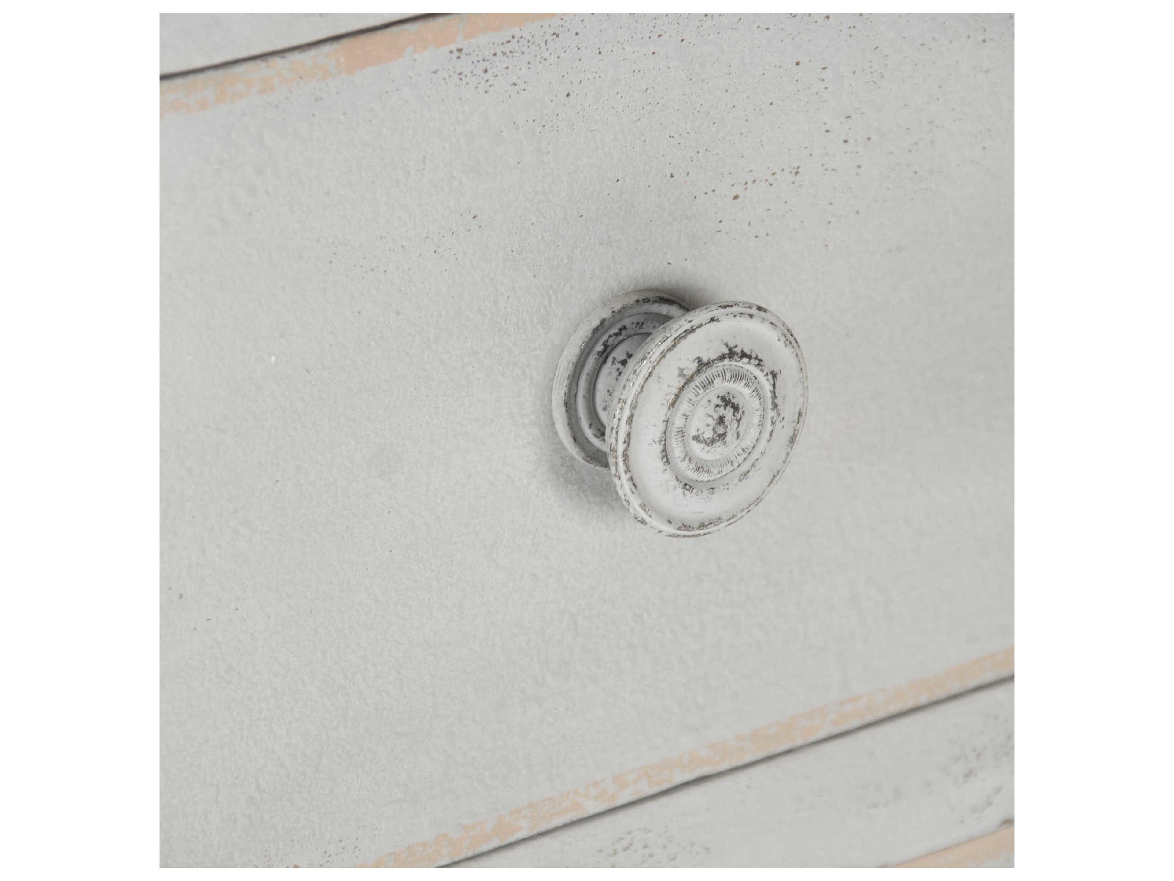 Zentique 3-Drawers Gray Pine Wood Dresser