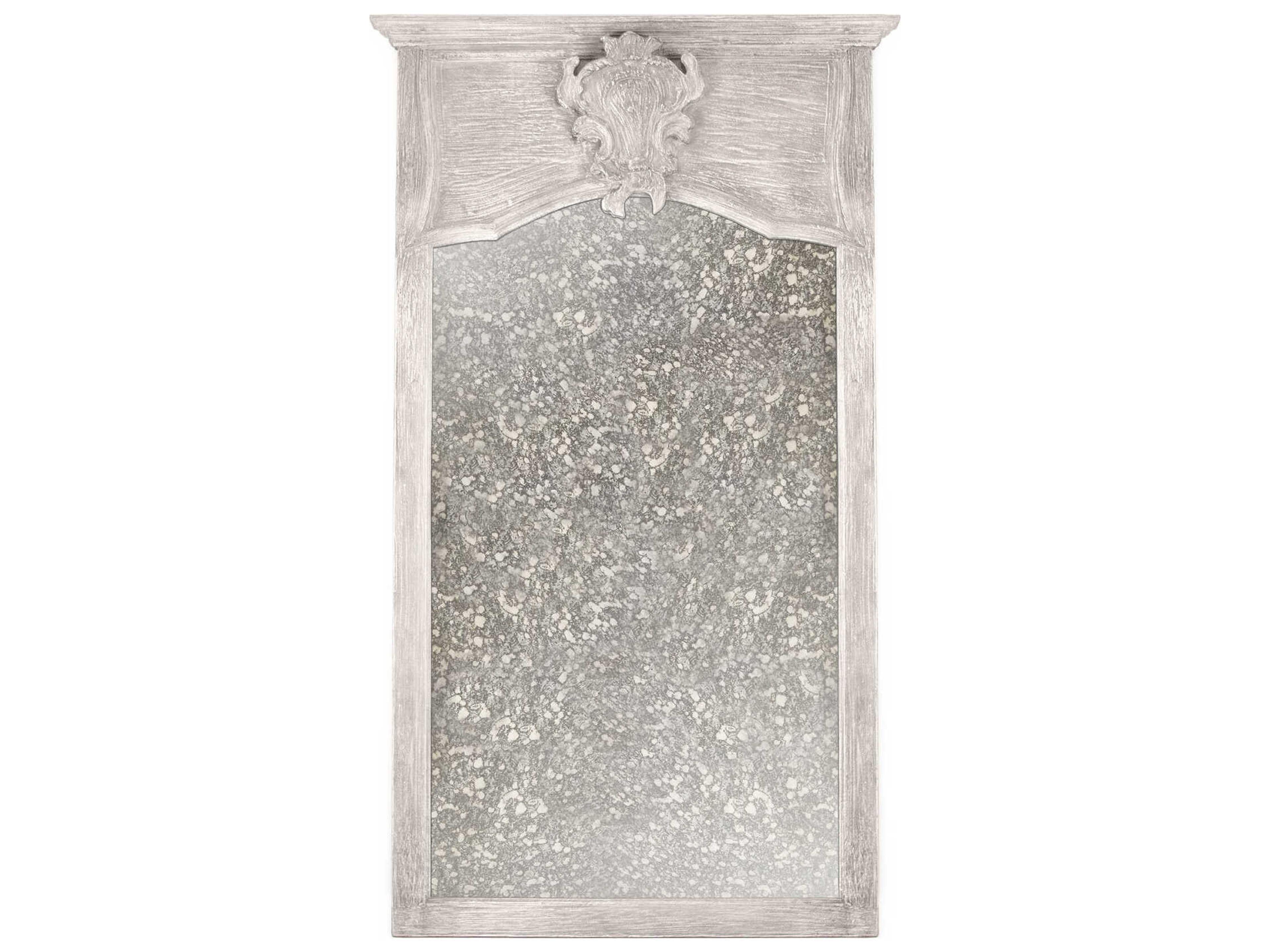 Herbert Grey Wash Floor Mirror Vertical