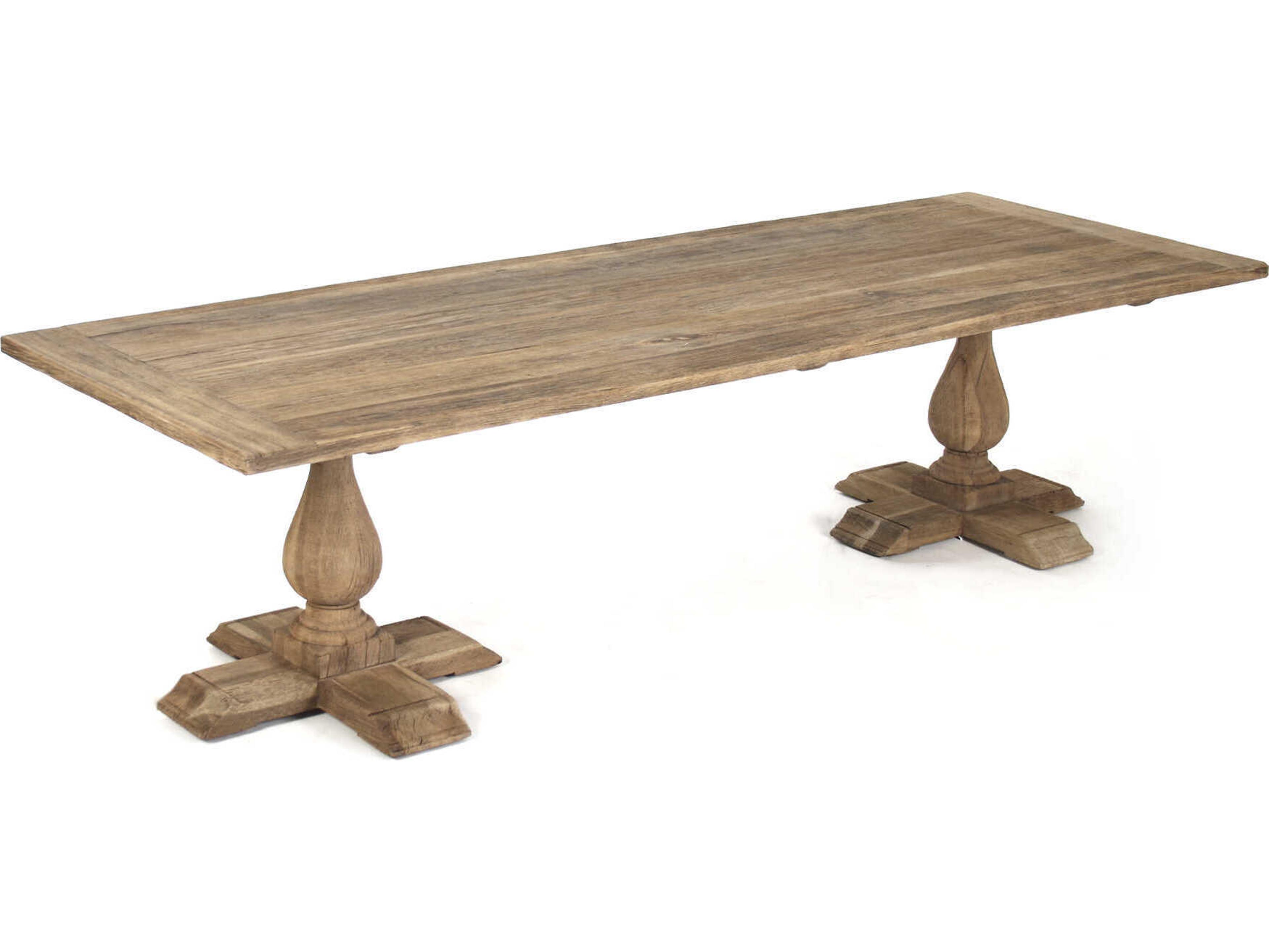 Zentique Evelien Rectangular Wood Dry Natural Coffee Table