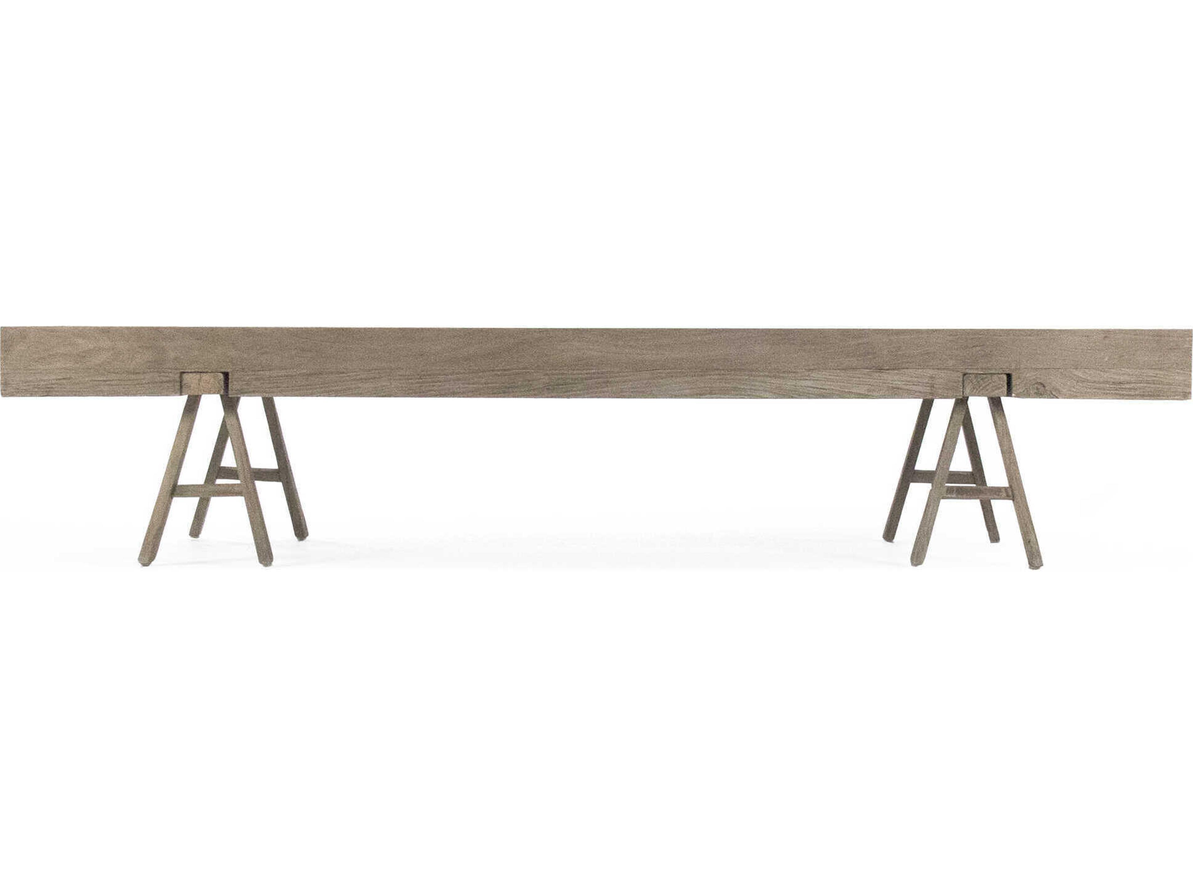 Zentique Cloe Rectangular Wood Natural Coffee Table