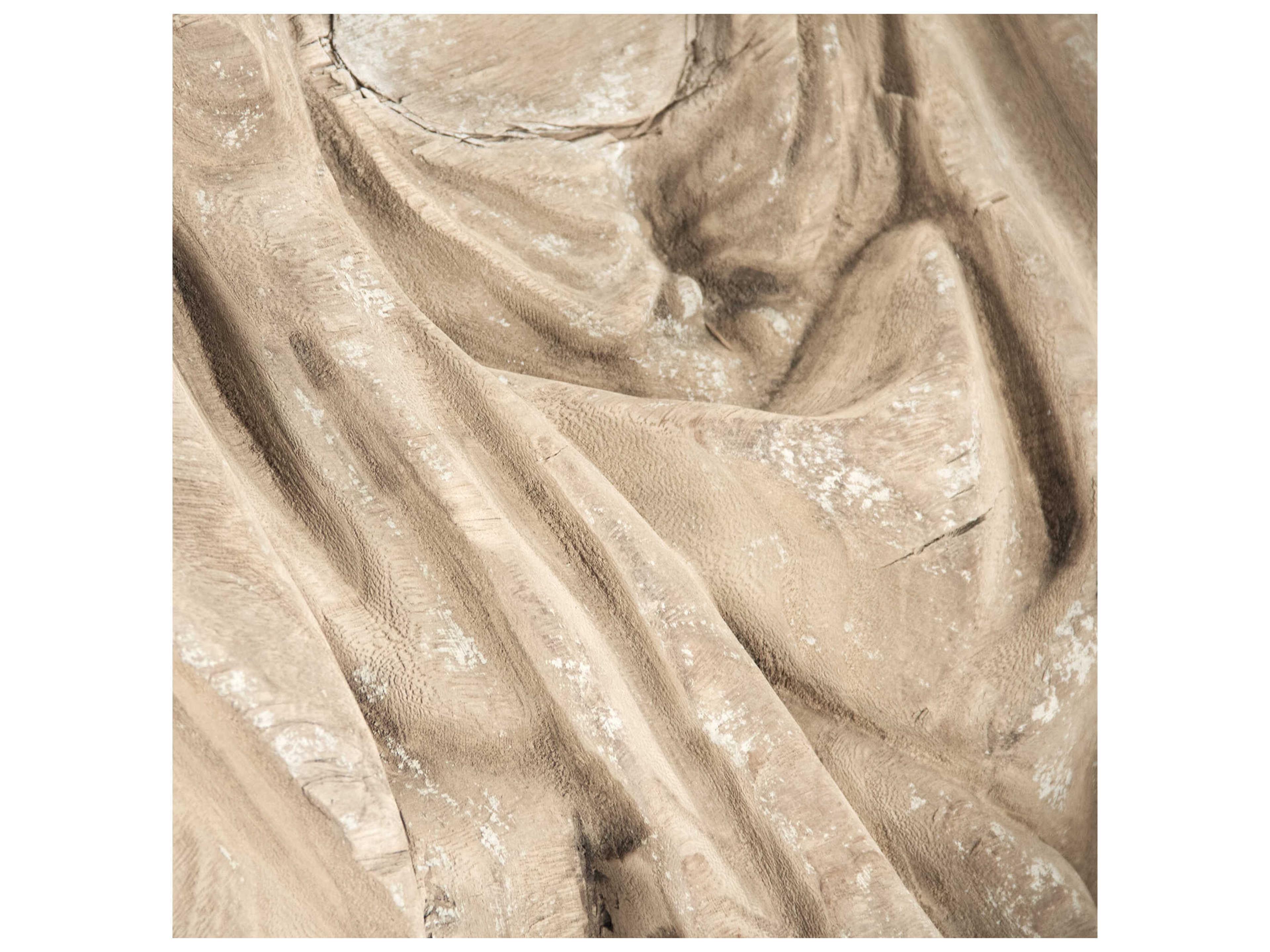 Zentique Wooden Figure Weathered Poplar Sculpture