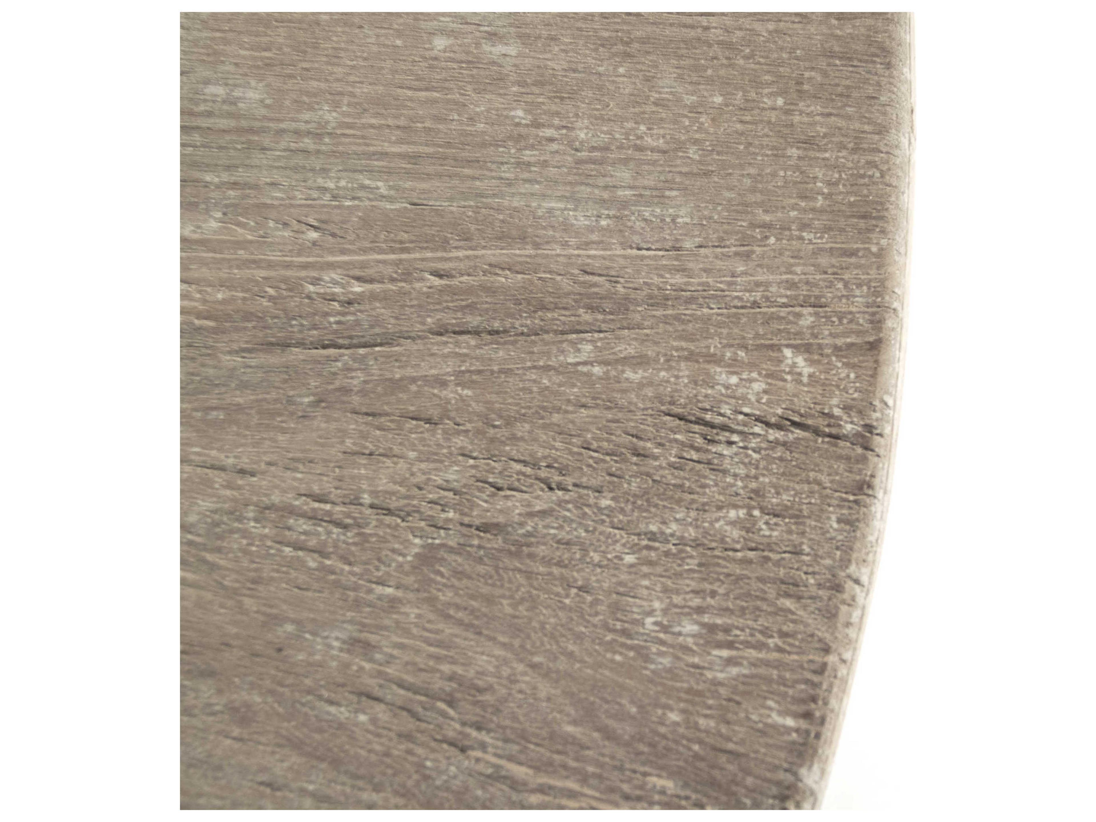 Zentique Round Wood Weathered Dining Table