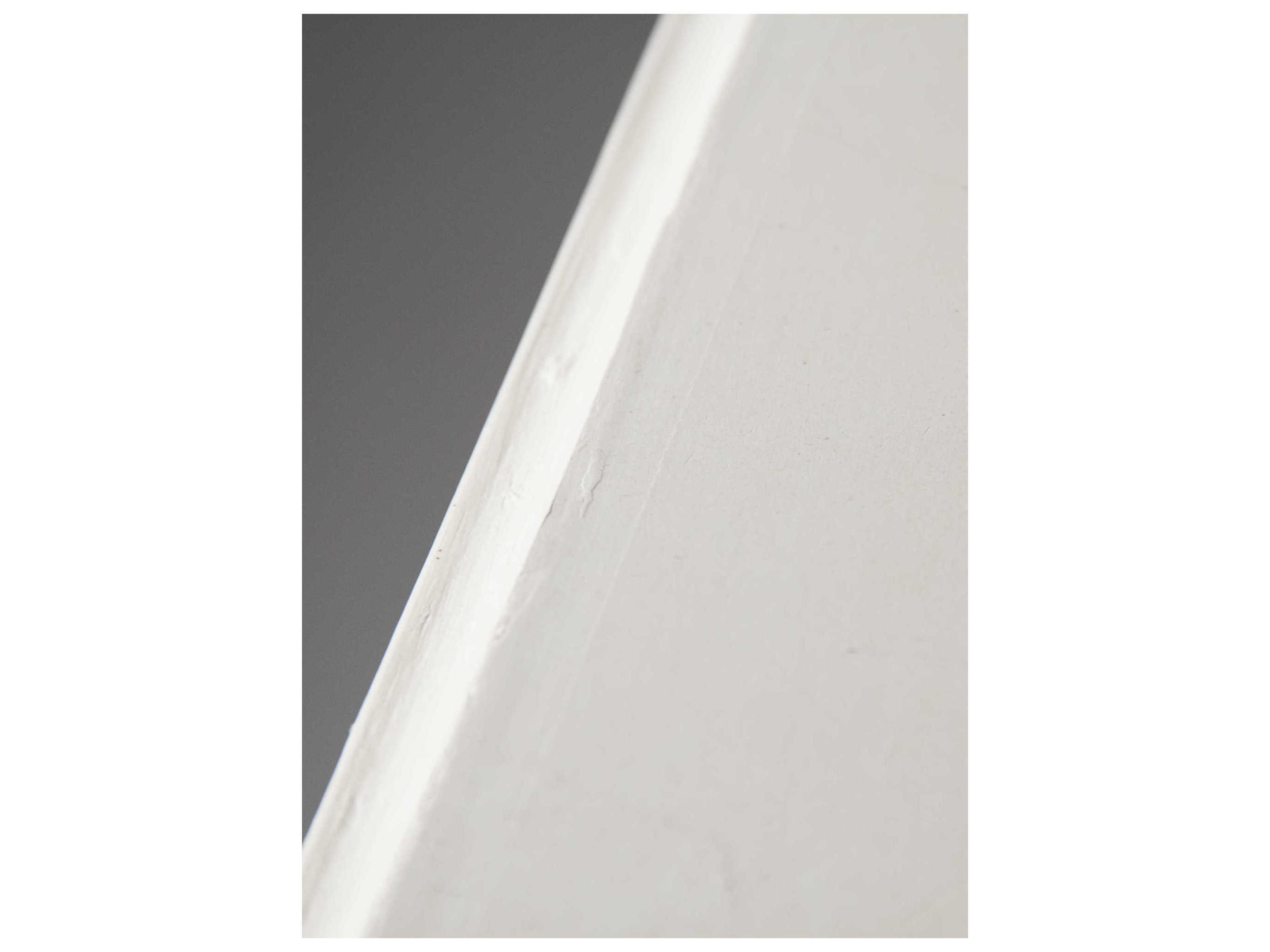 Zentique Rectangular Wood White Distressed Blue Grey Console Table