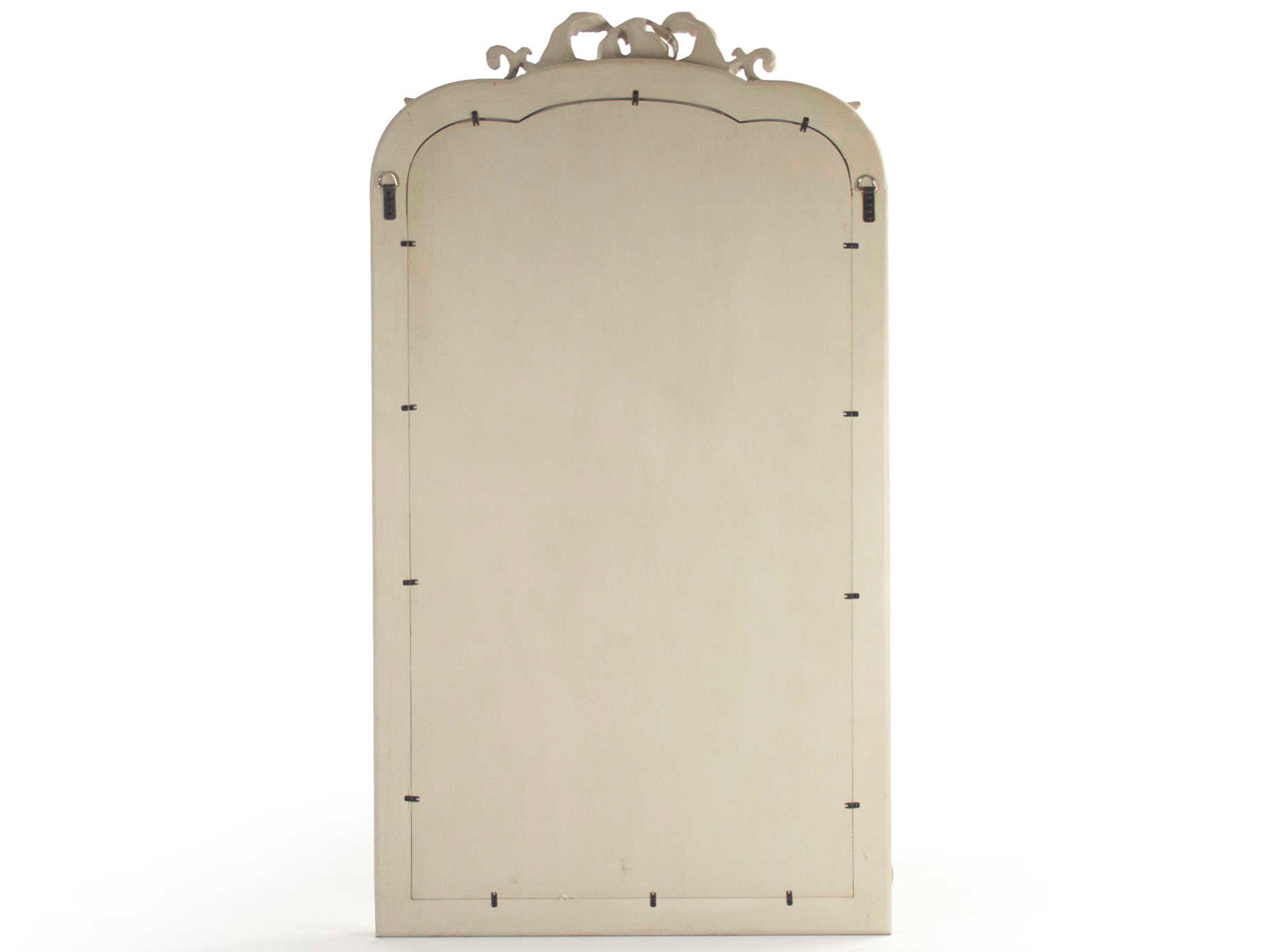 Zentique Bogart Weathered Off-White Antique Mirror