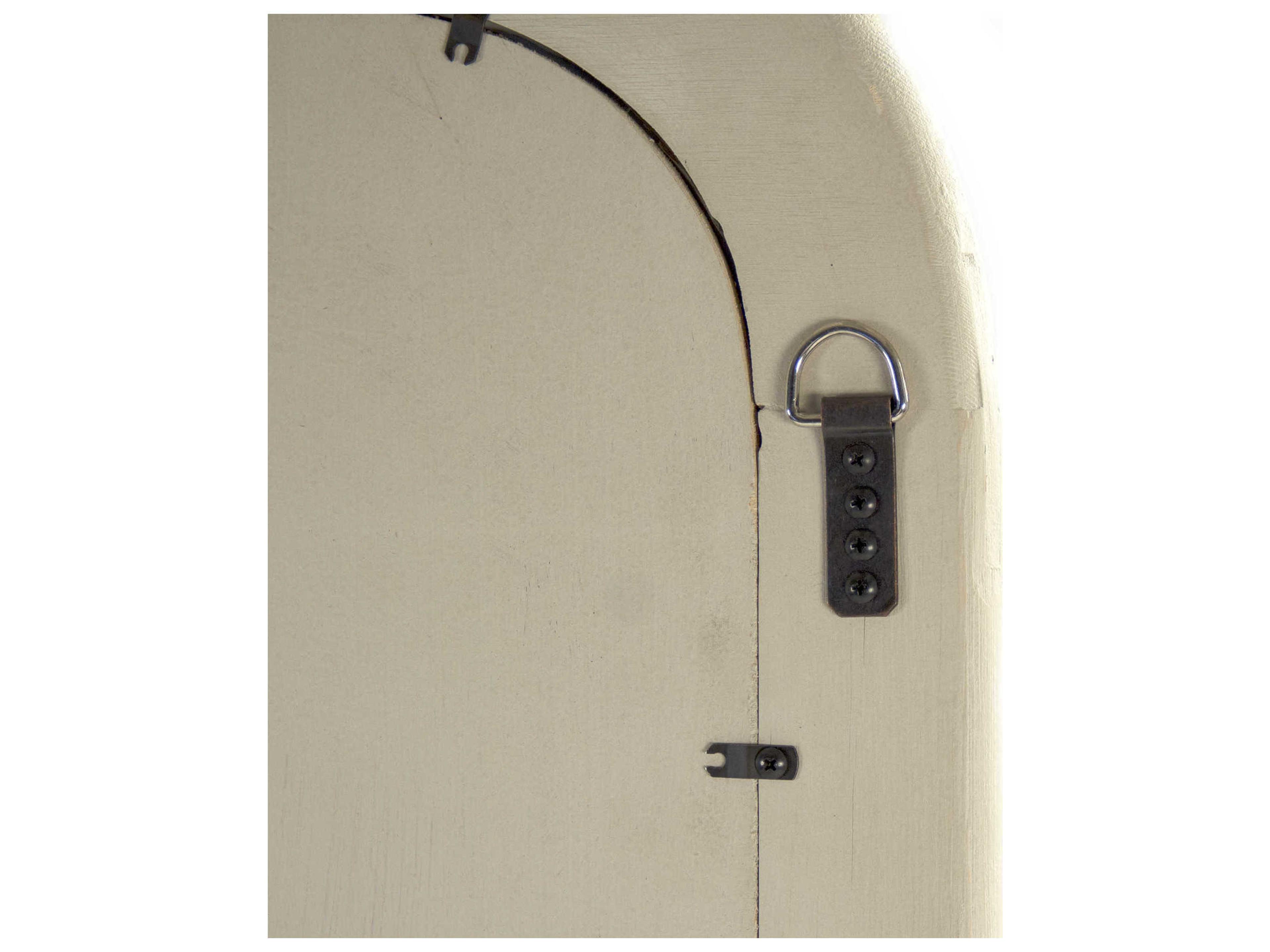 Zentique Bogart Weathered Off-White Antique Mirror