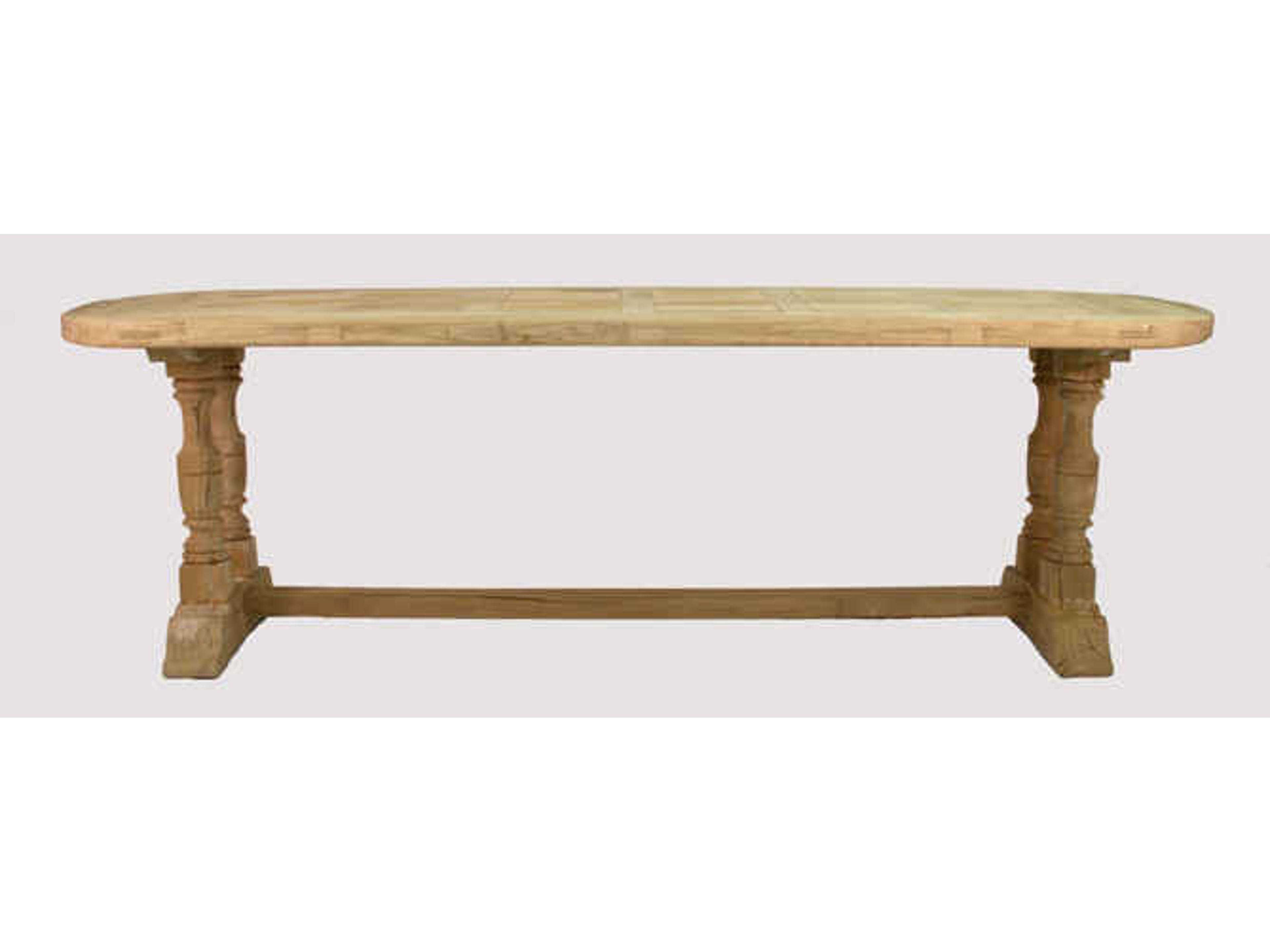 Zentique Le Havre Oval Wood Dining Table