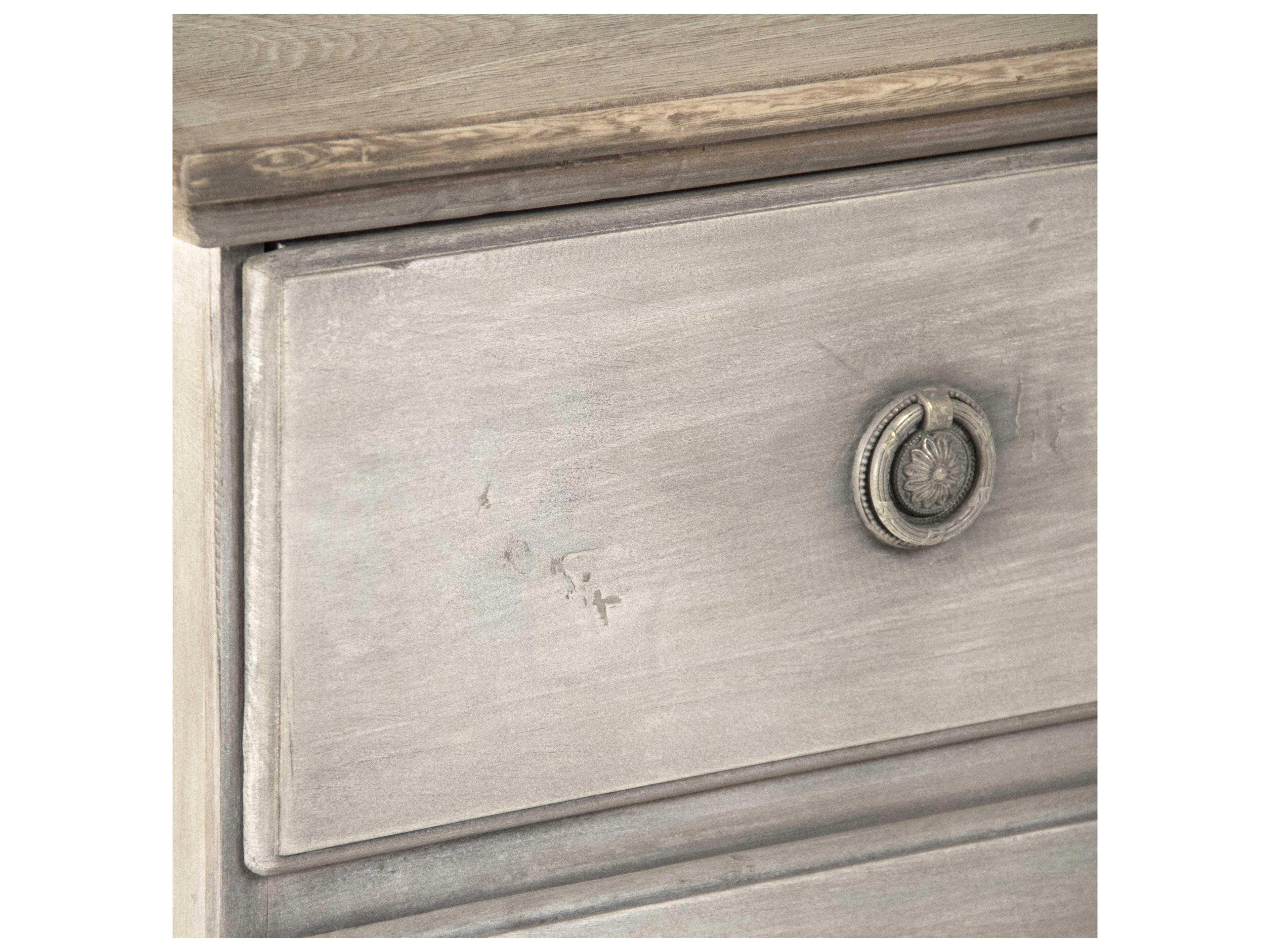 Zentique 3-Drawers Natural Pine Wood Dresser