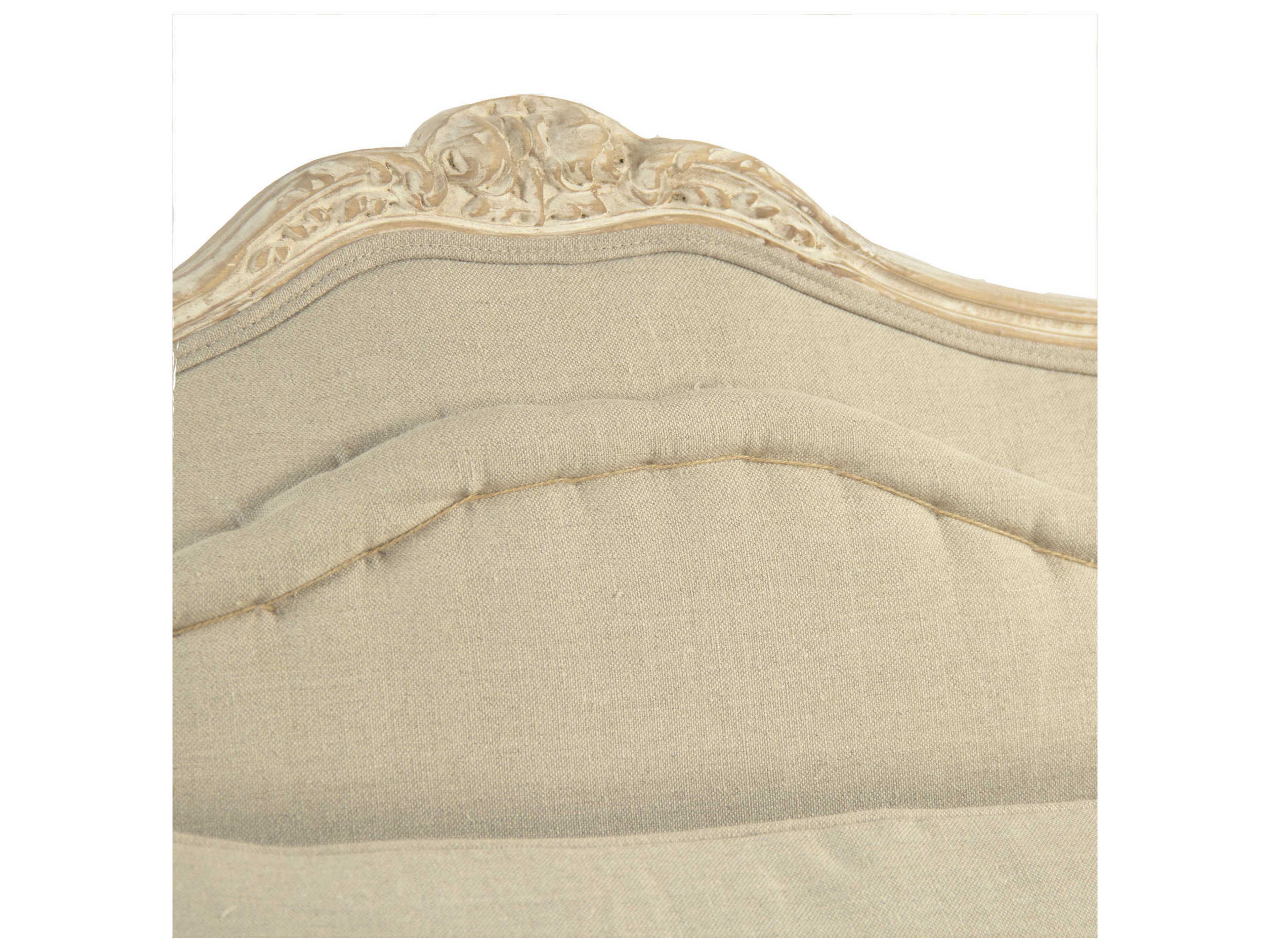 Zentique Beige Fabric Accent Chair