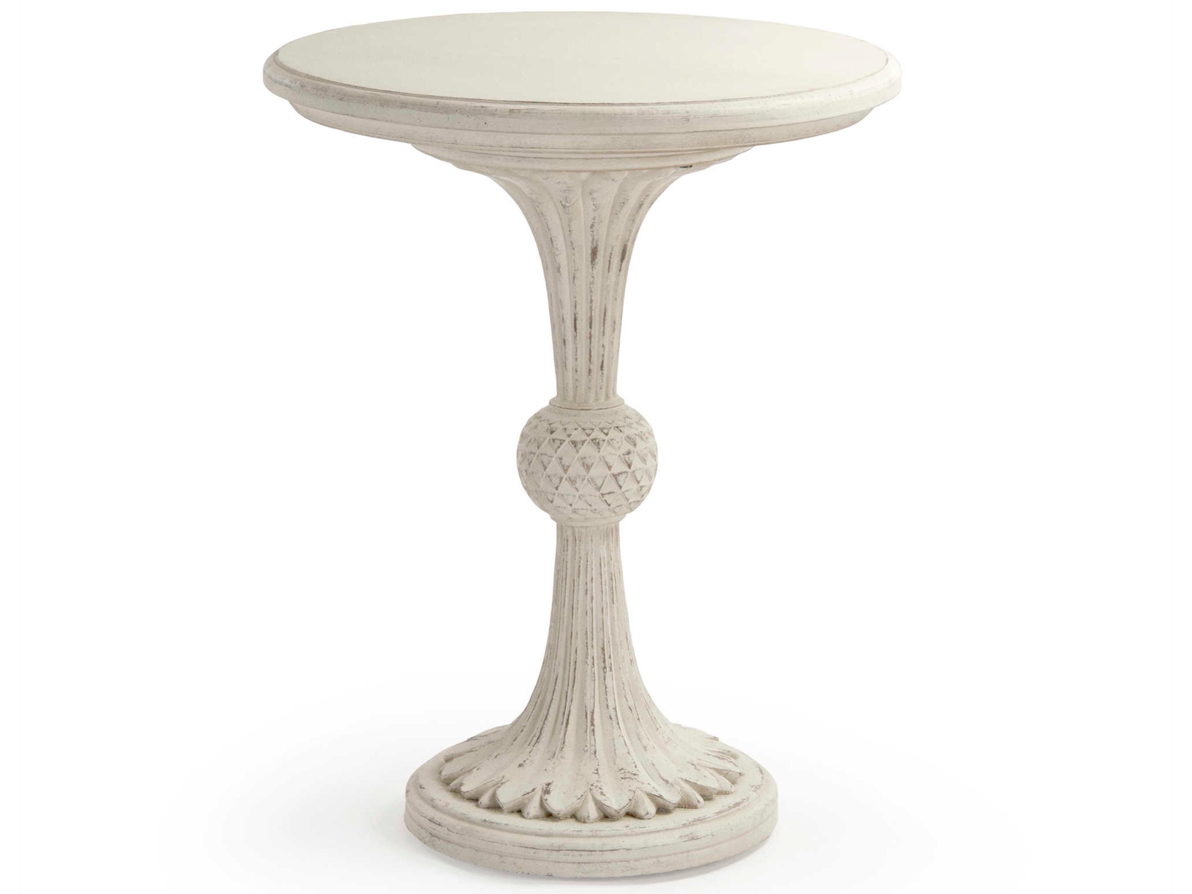 Zentique Fabiola Round Wood End Table