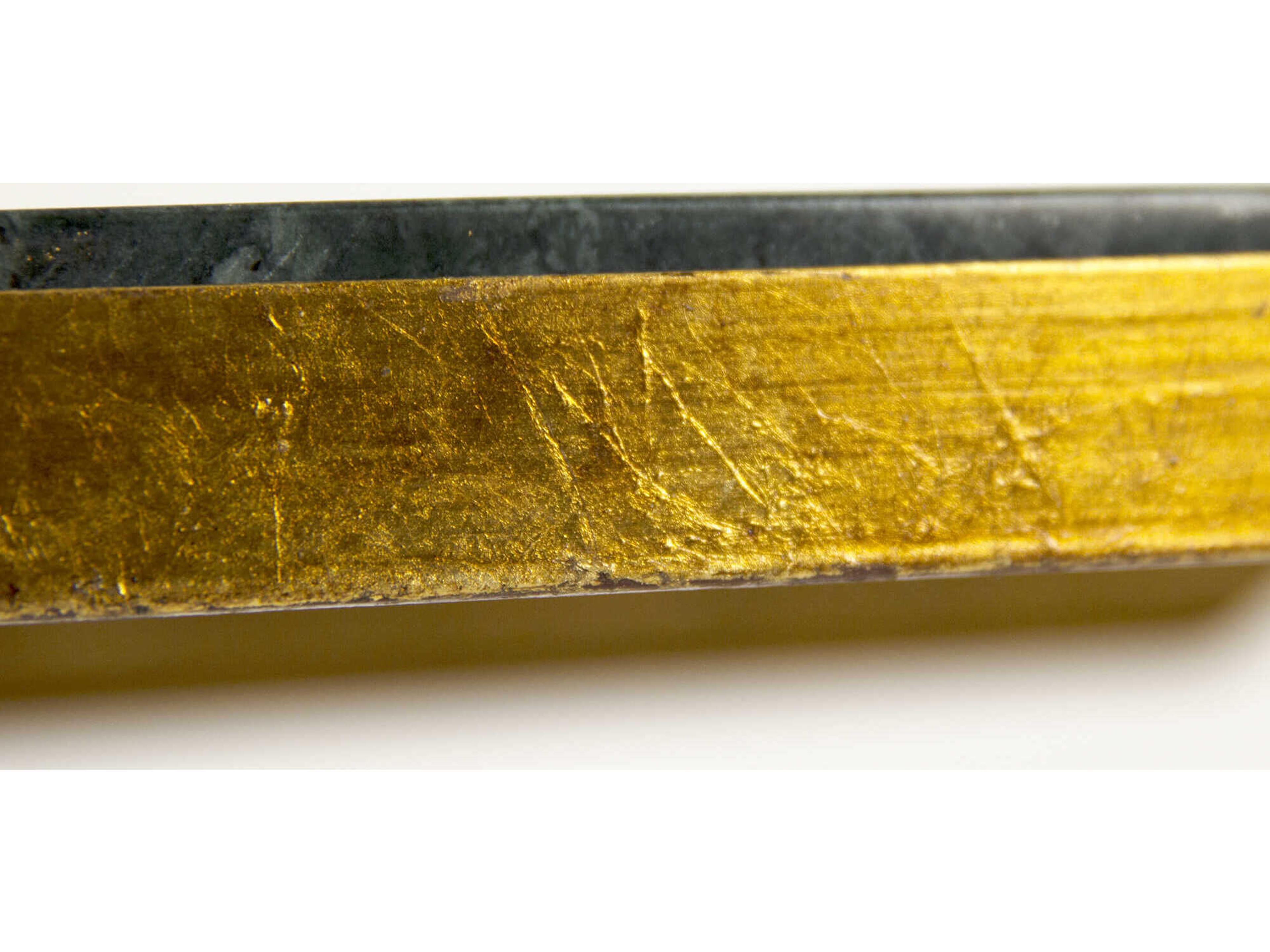 Zentique Caine Round Deep Green Marble Top Coffee Table