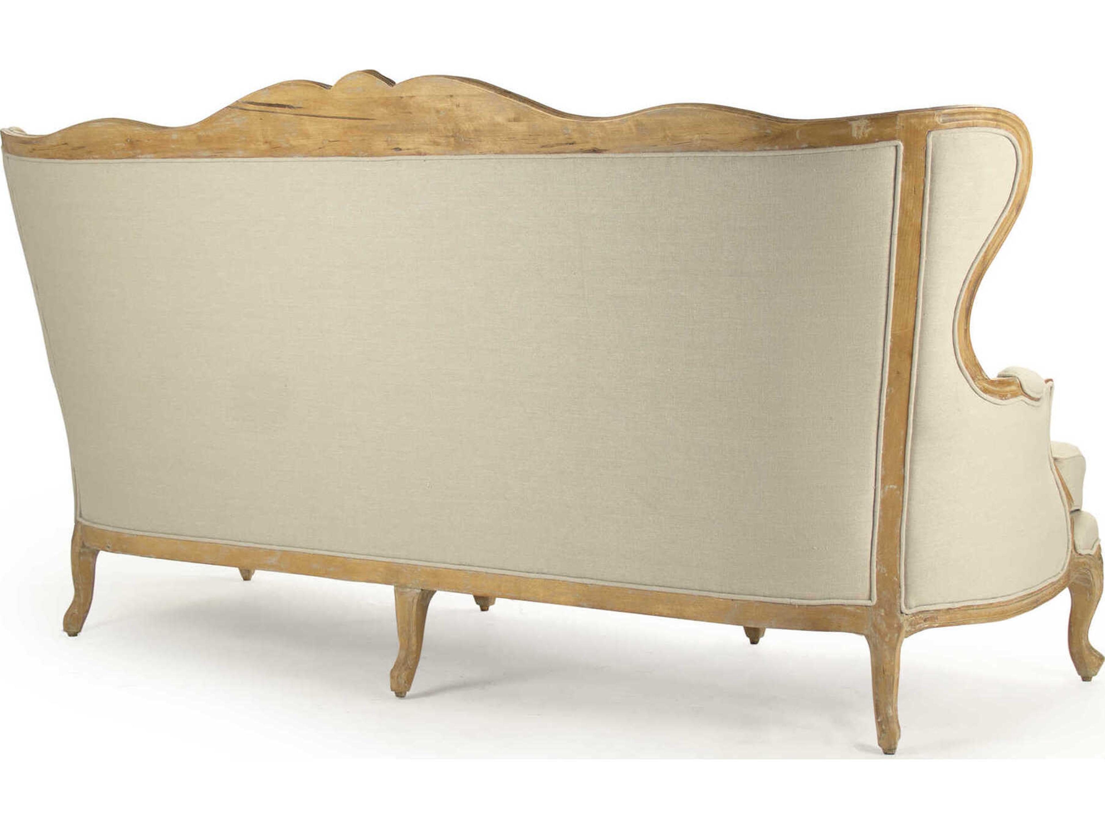 Zentique Eloy Beige Upholstered Loveseat