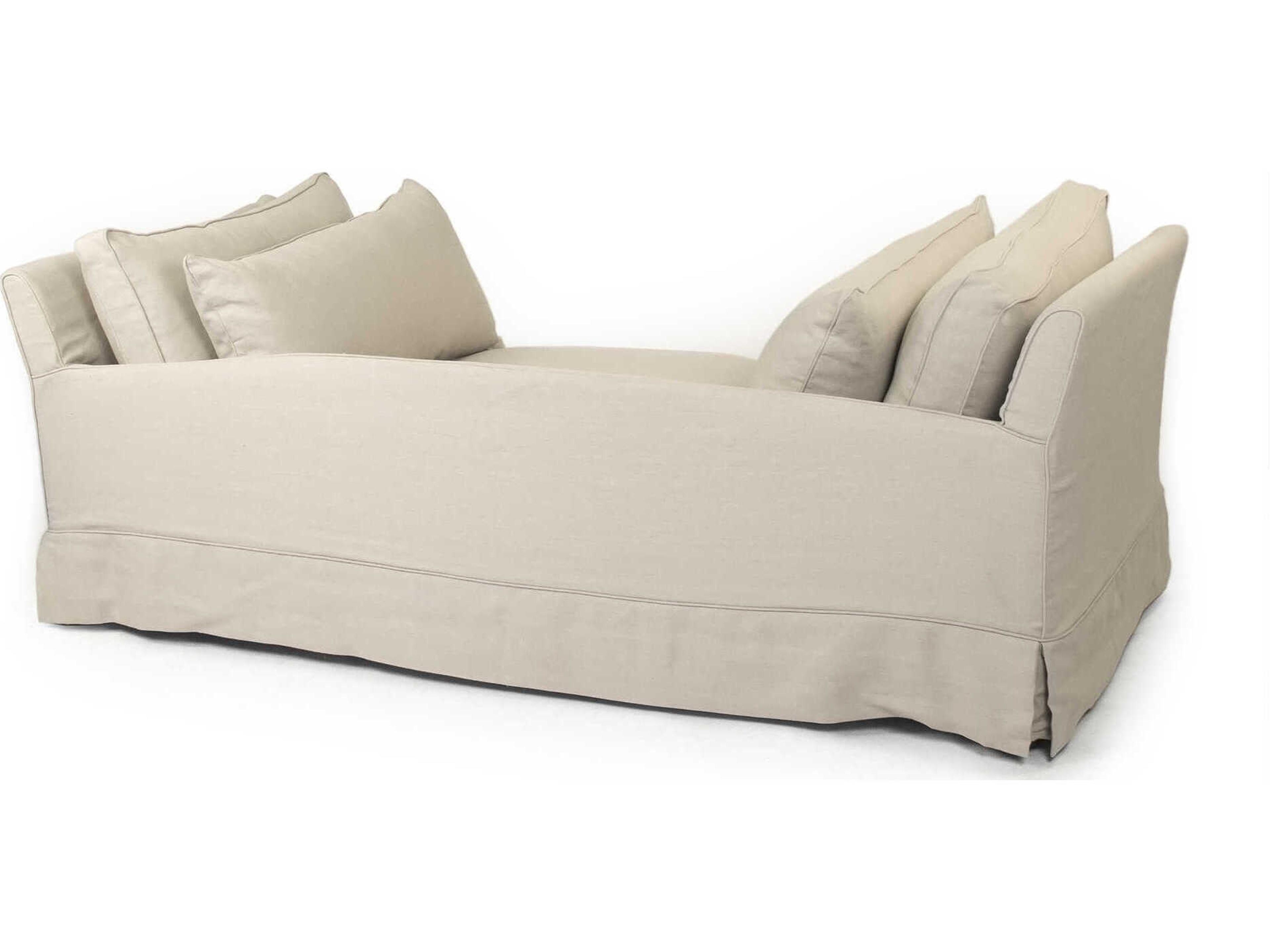 Zentique Lalaine Gray Upholstered Sofa