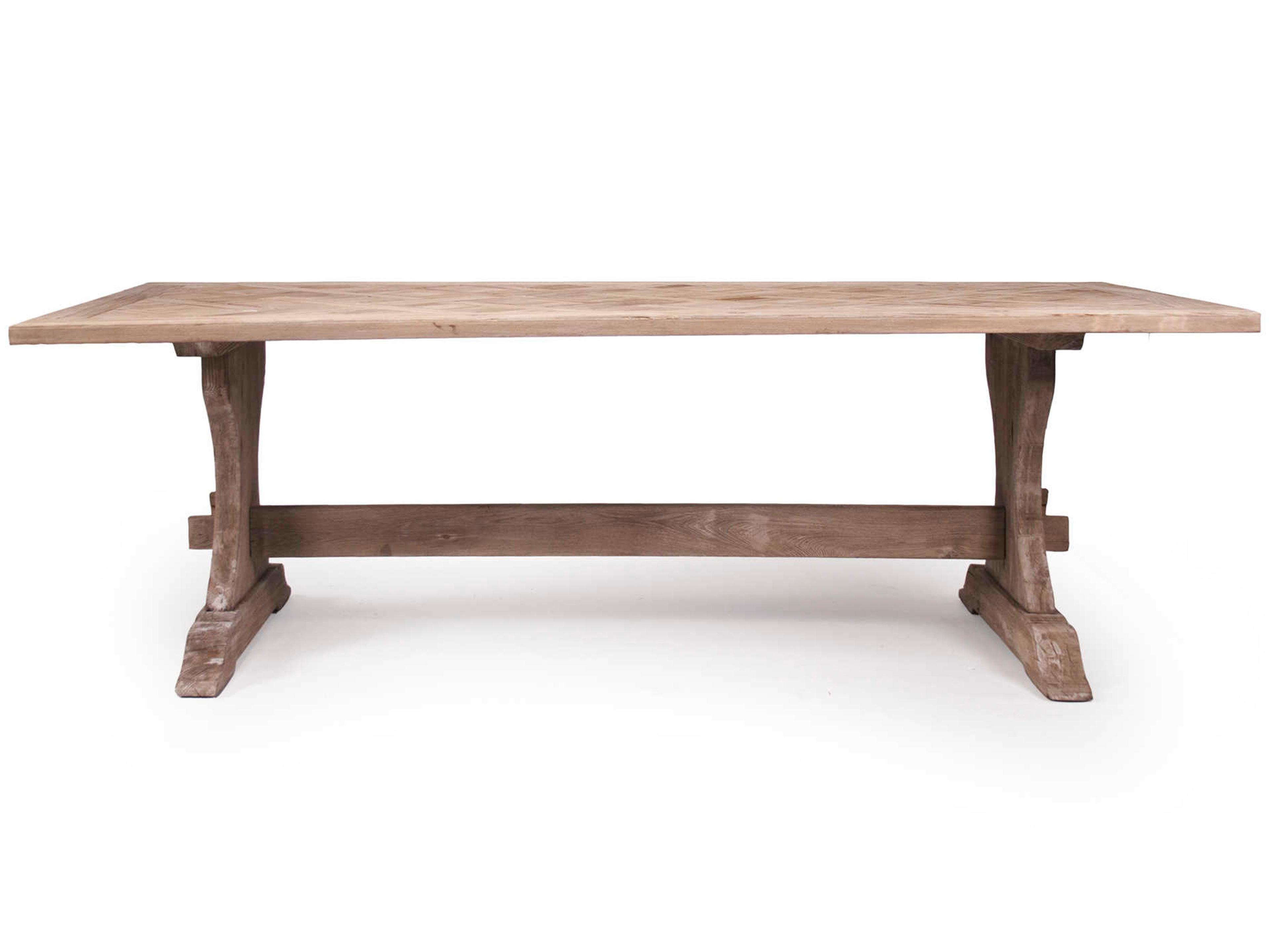 Zentique Rectangular Wood Natural Dining Table