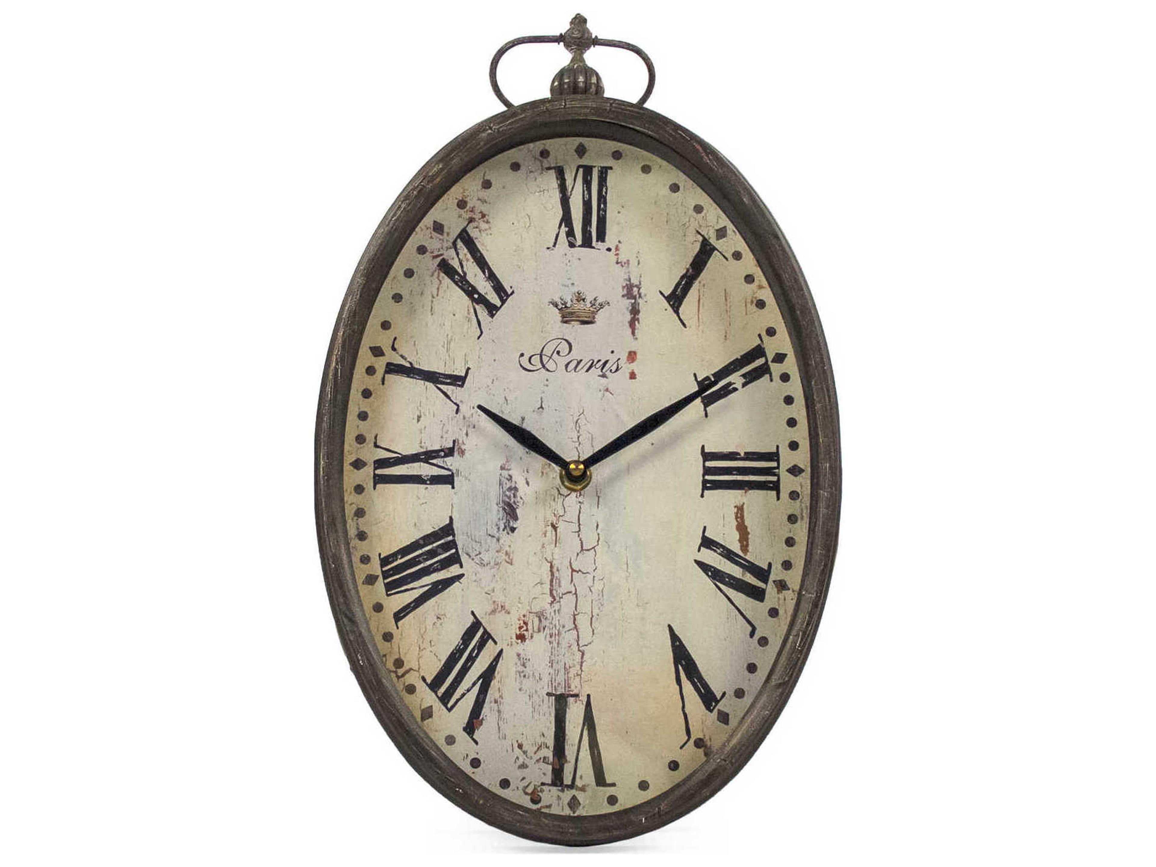Zentique Paris Antique Brown Clock