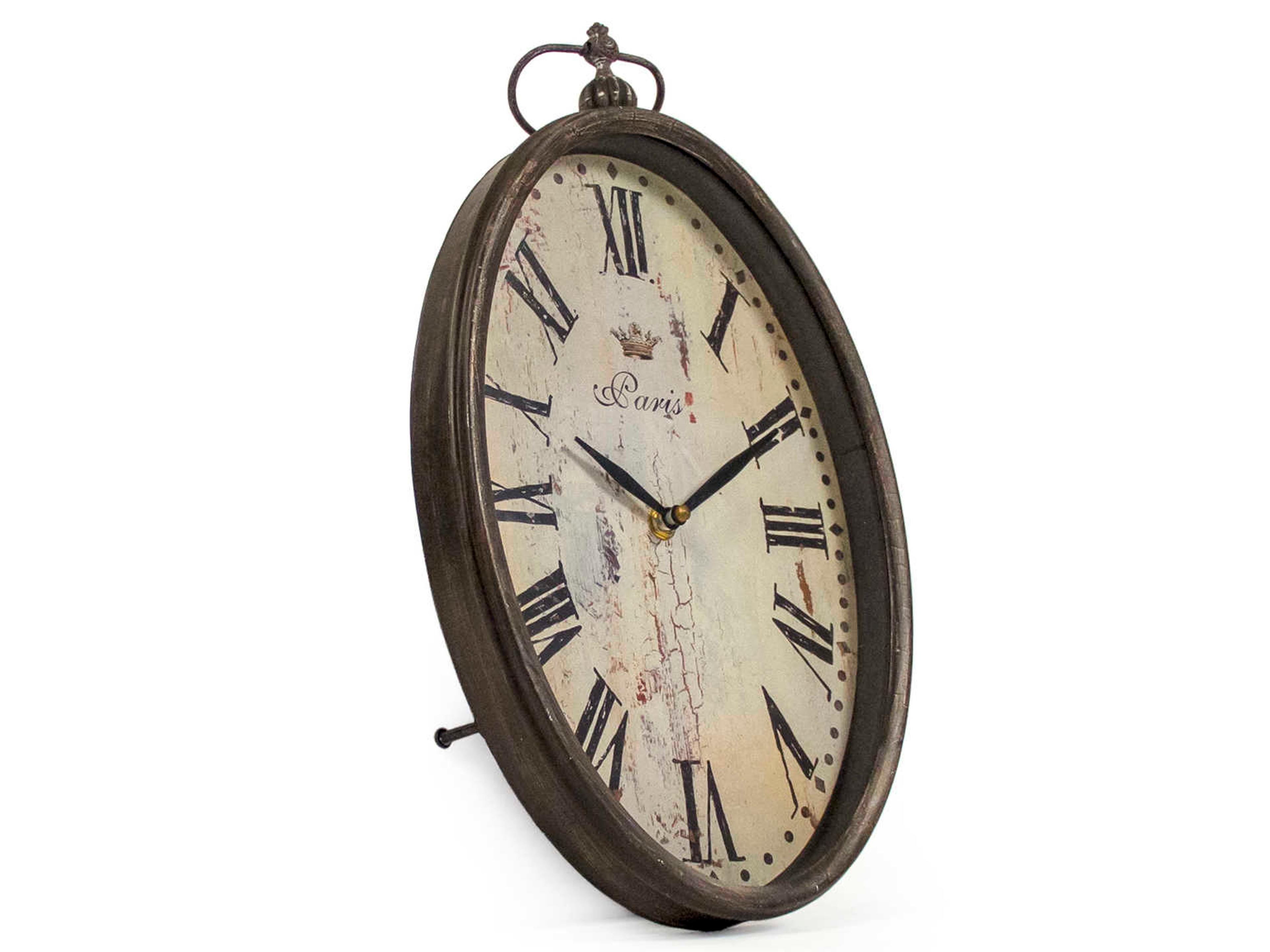 Zentique Paris Antique Brown Clock