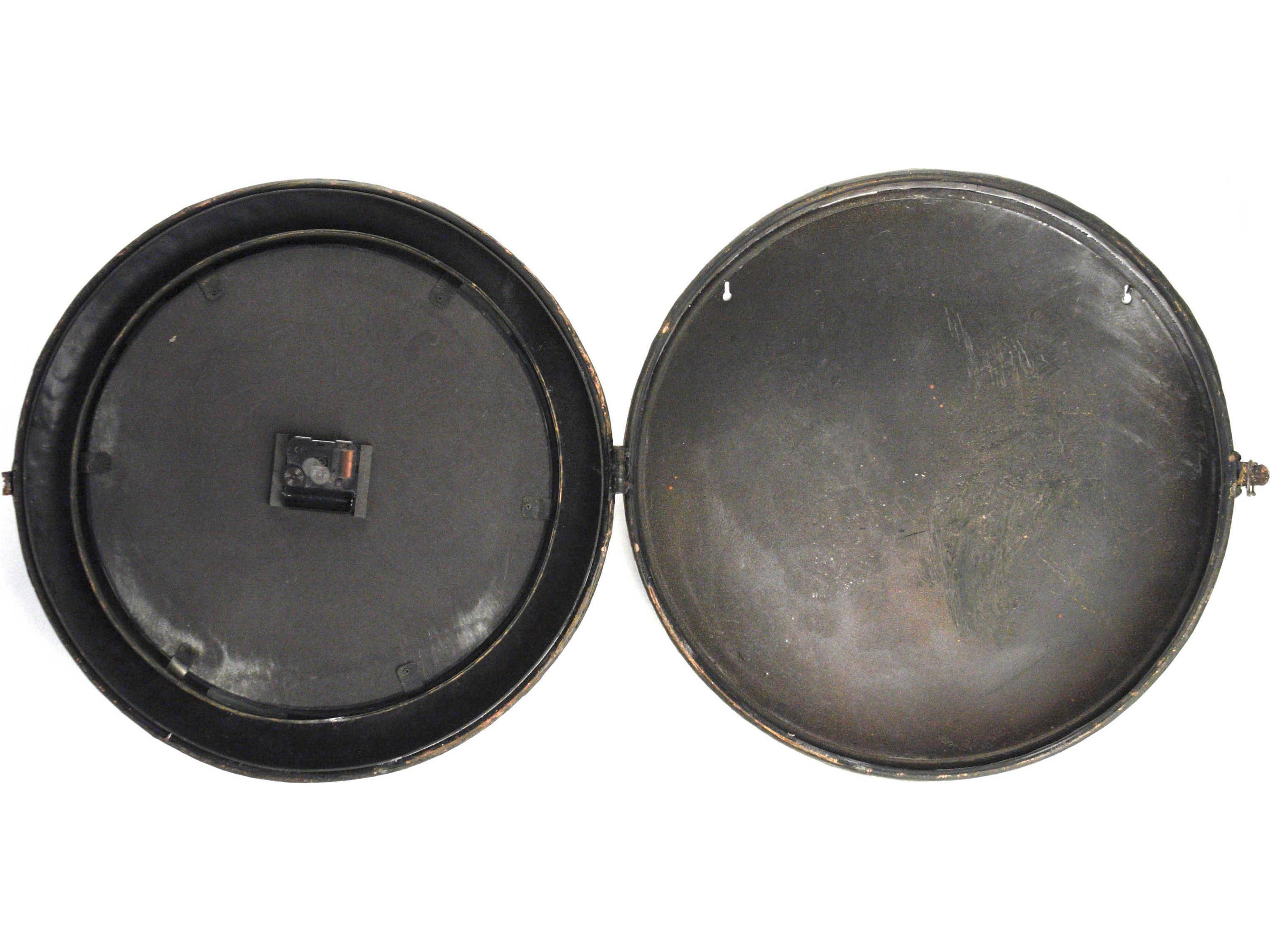 Zentique Rustic Zinc Iron Clock