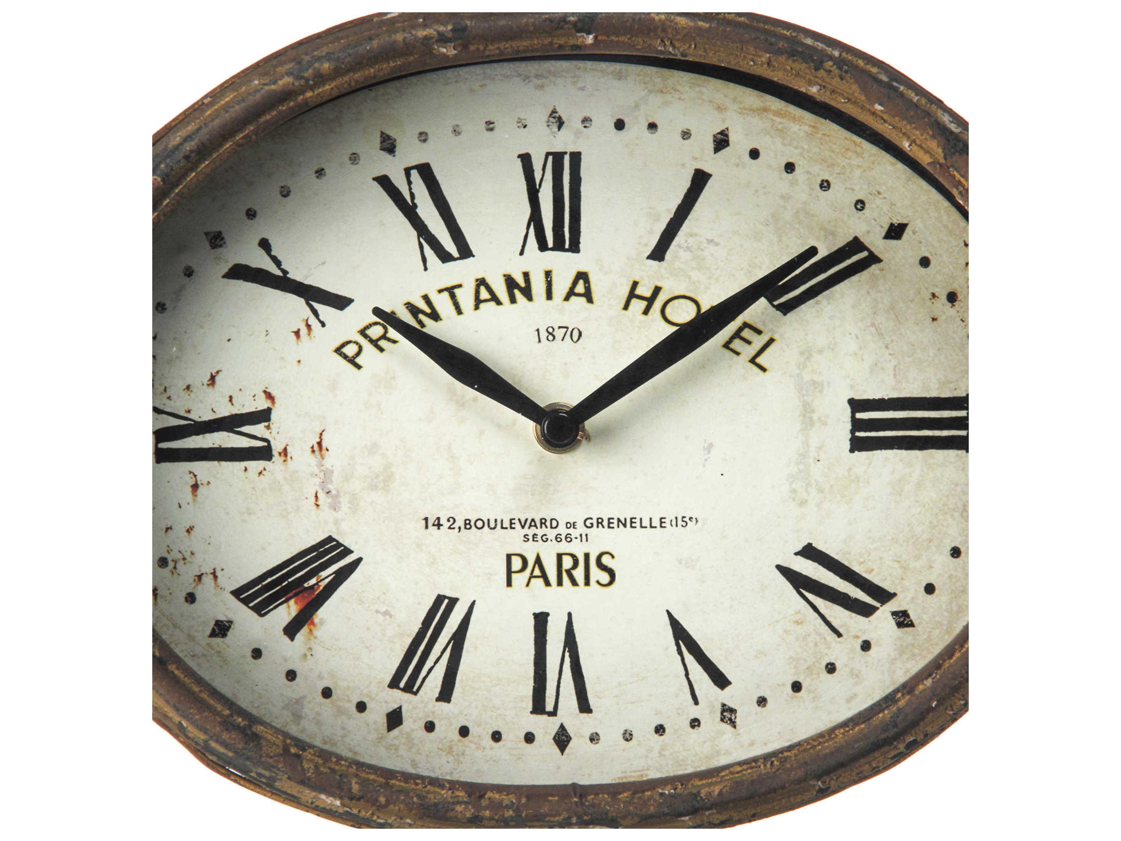 Zentique Antique Brown Clock