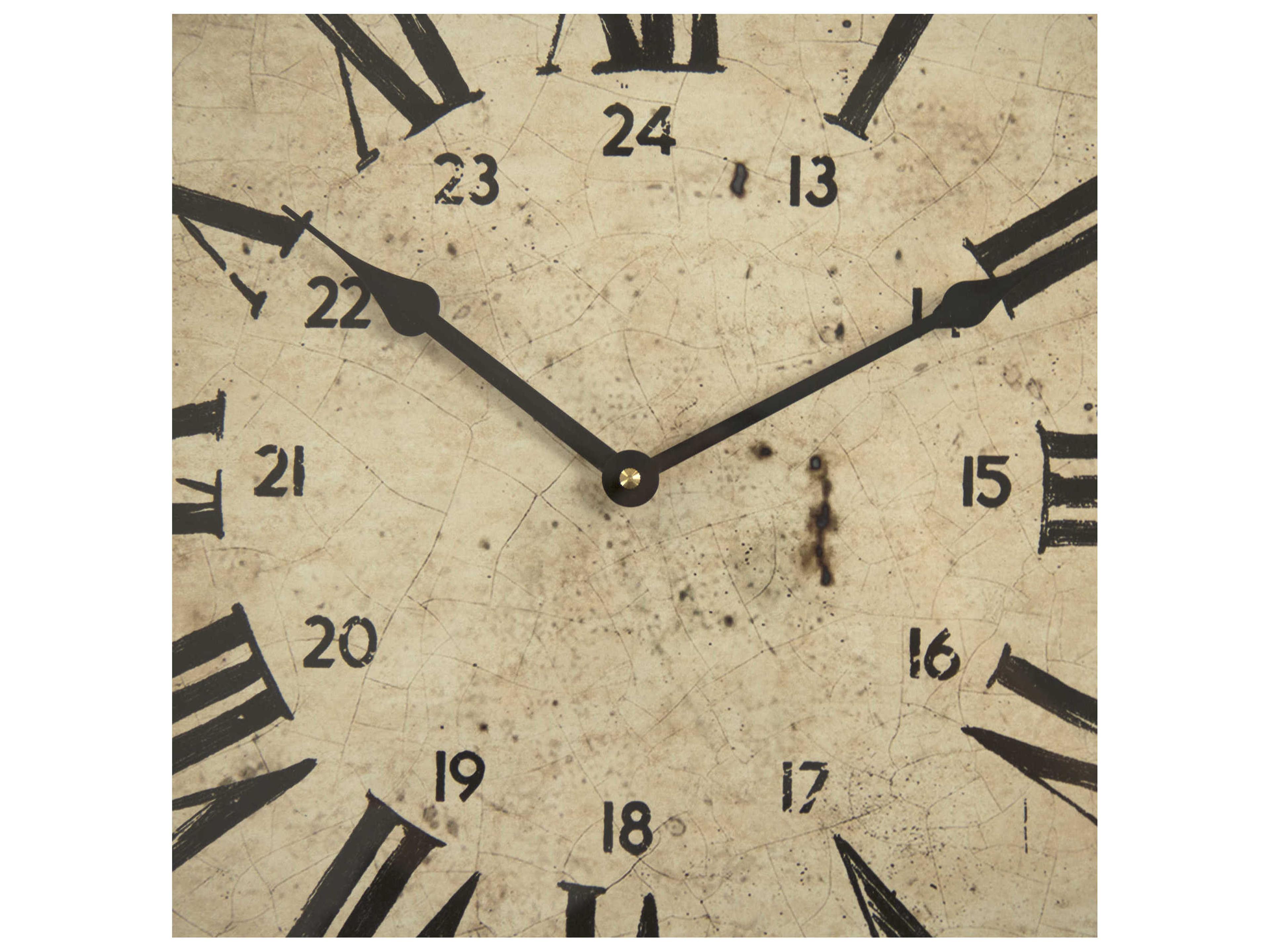 Zentique Antique Grey Bale Wall Clock