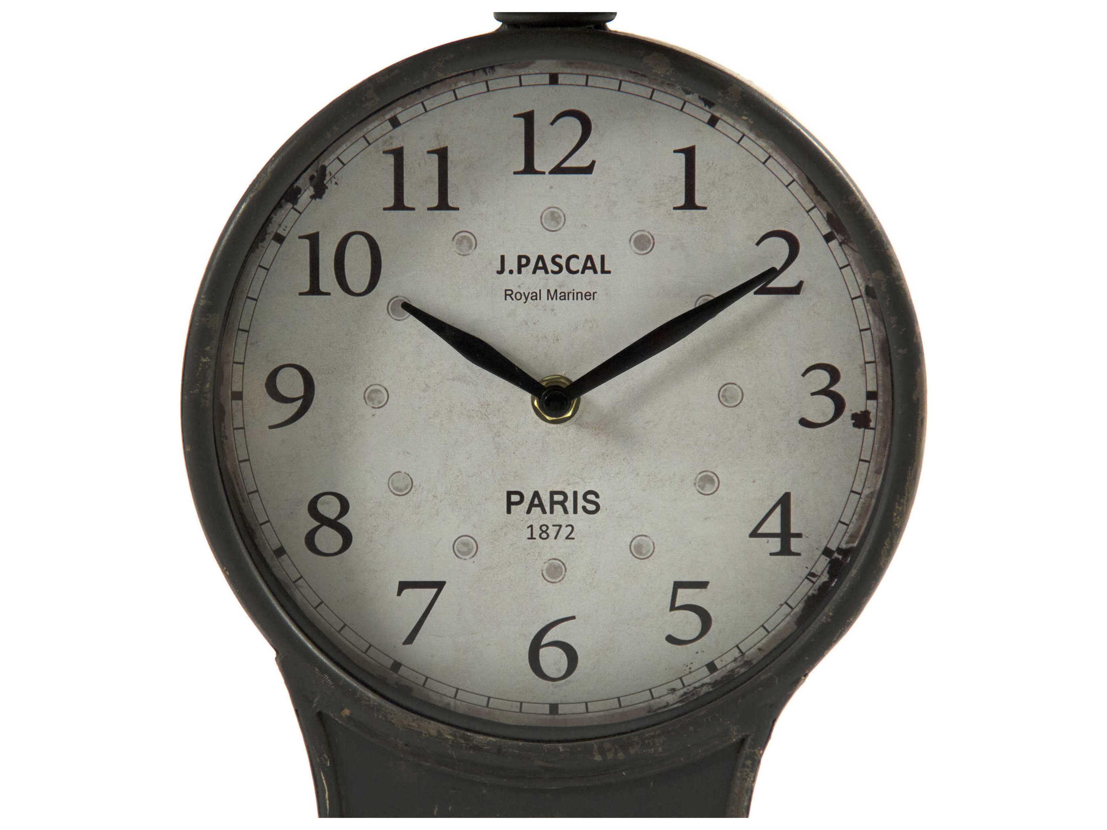 Zentique Bronze Iron Scale Clock