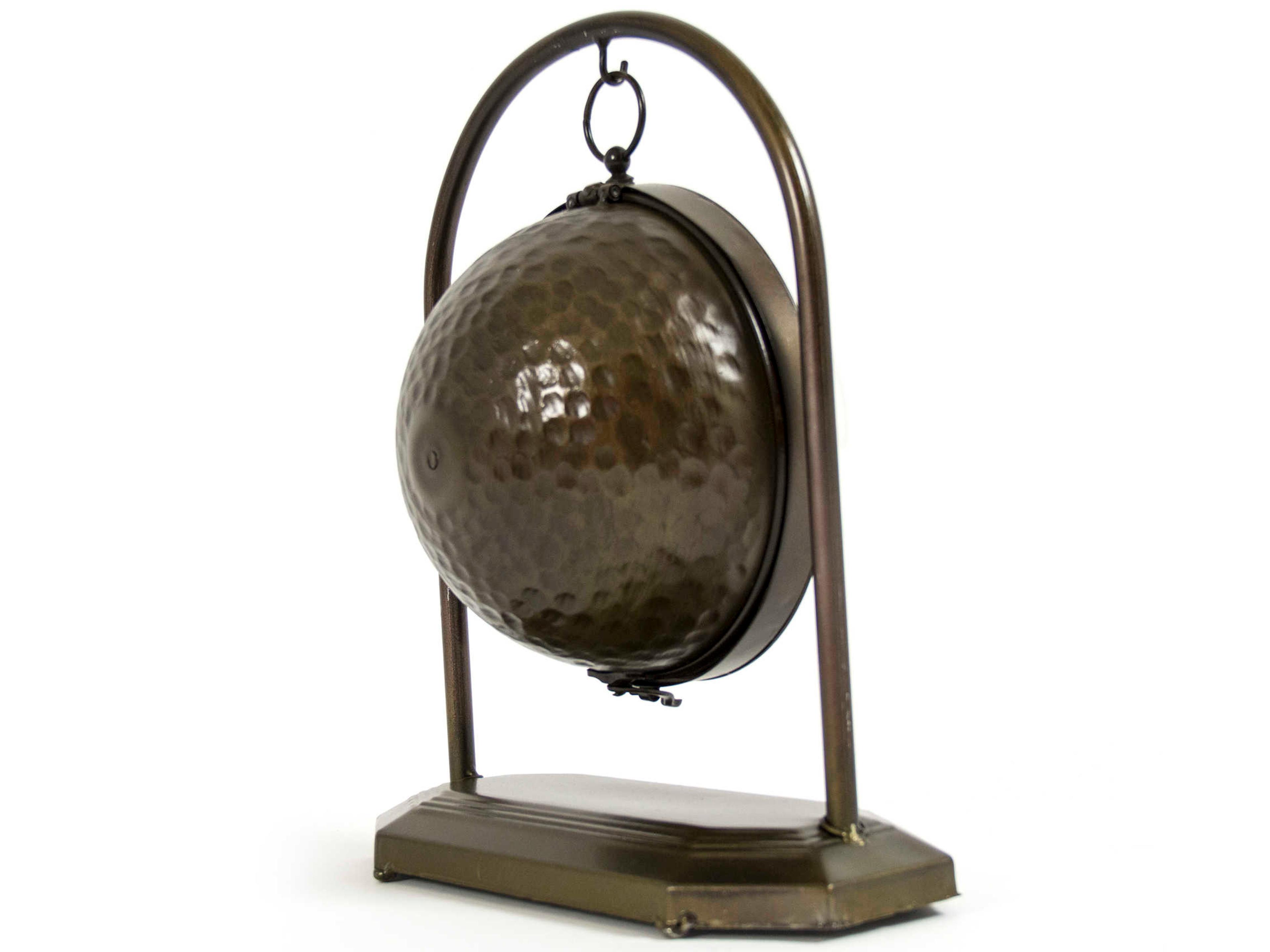 Zentique Bronze Iron Clock