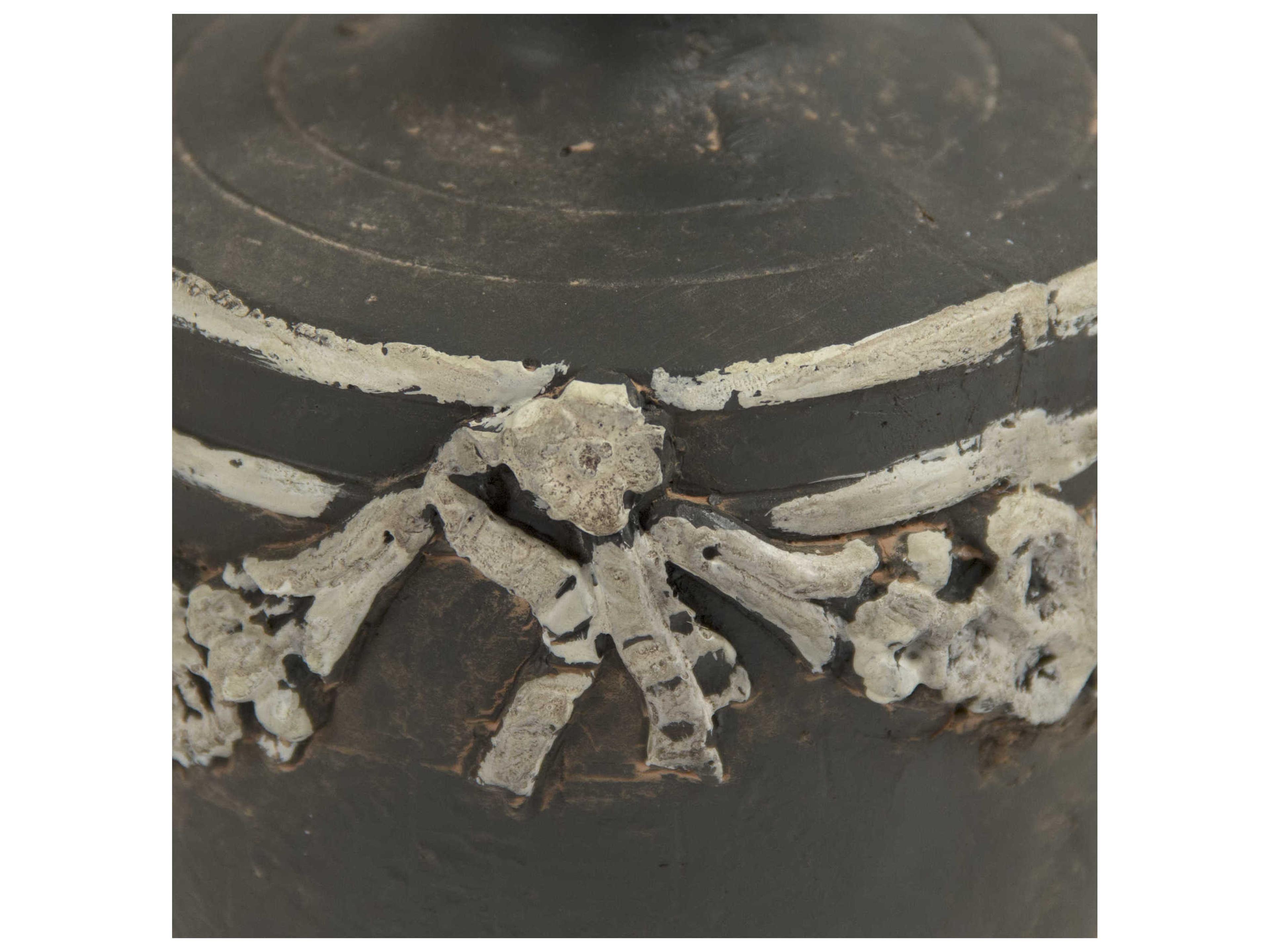 Zentique Seawood / White Urn Set of 2