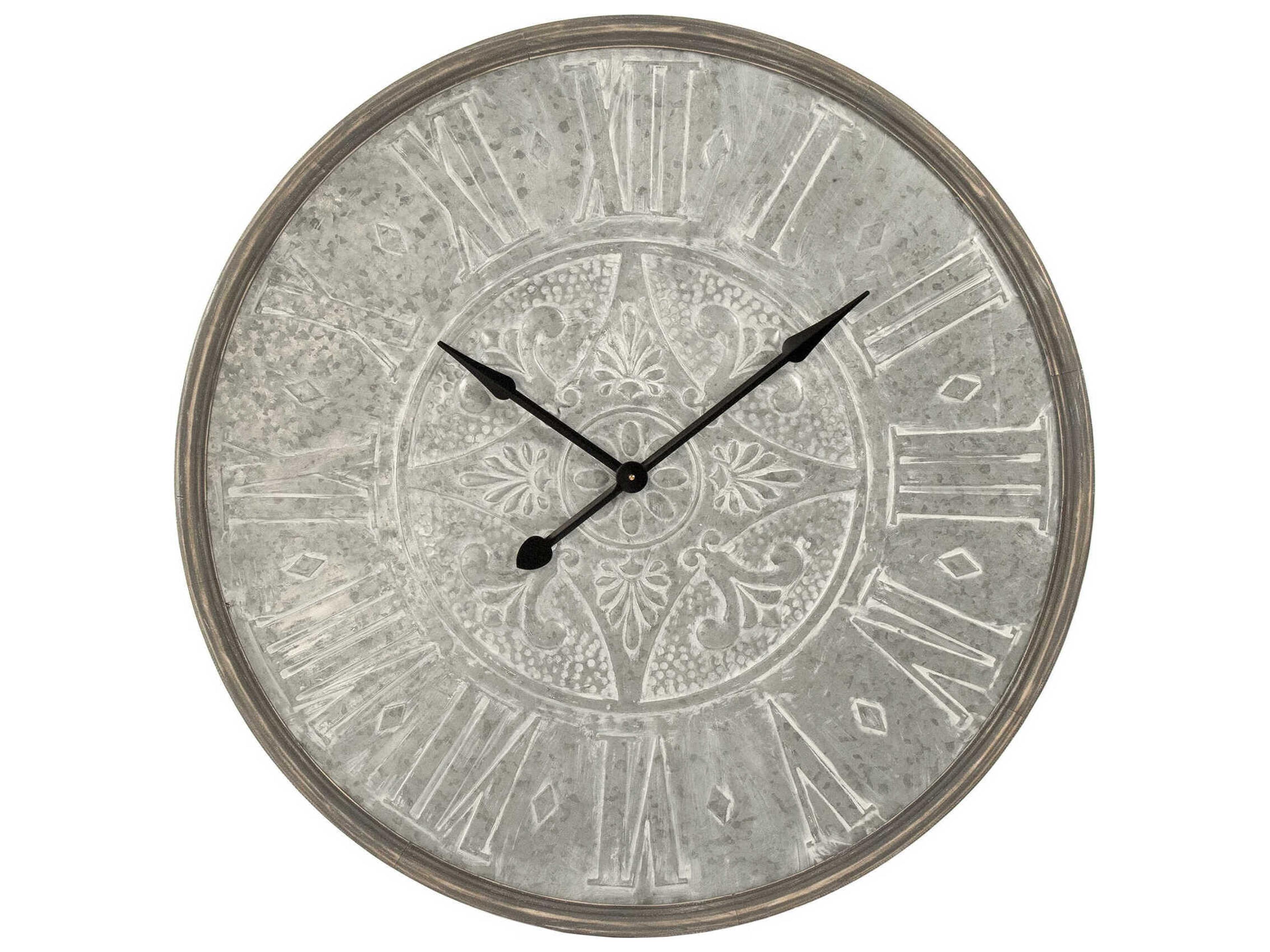 Wooden Frame Iron Wall Clocks