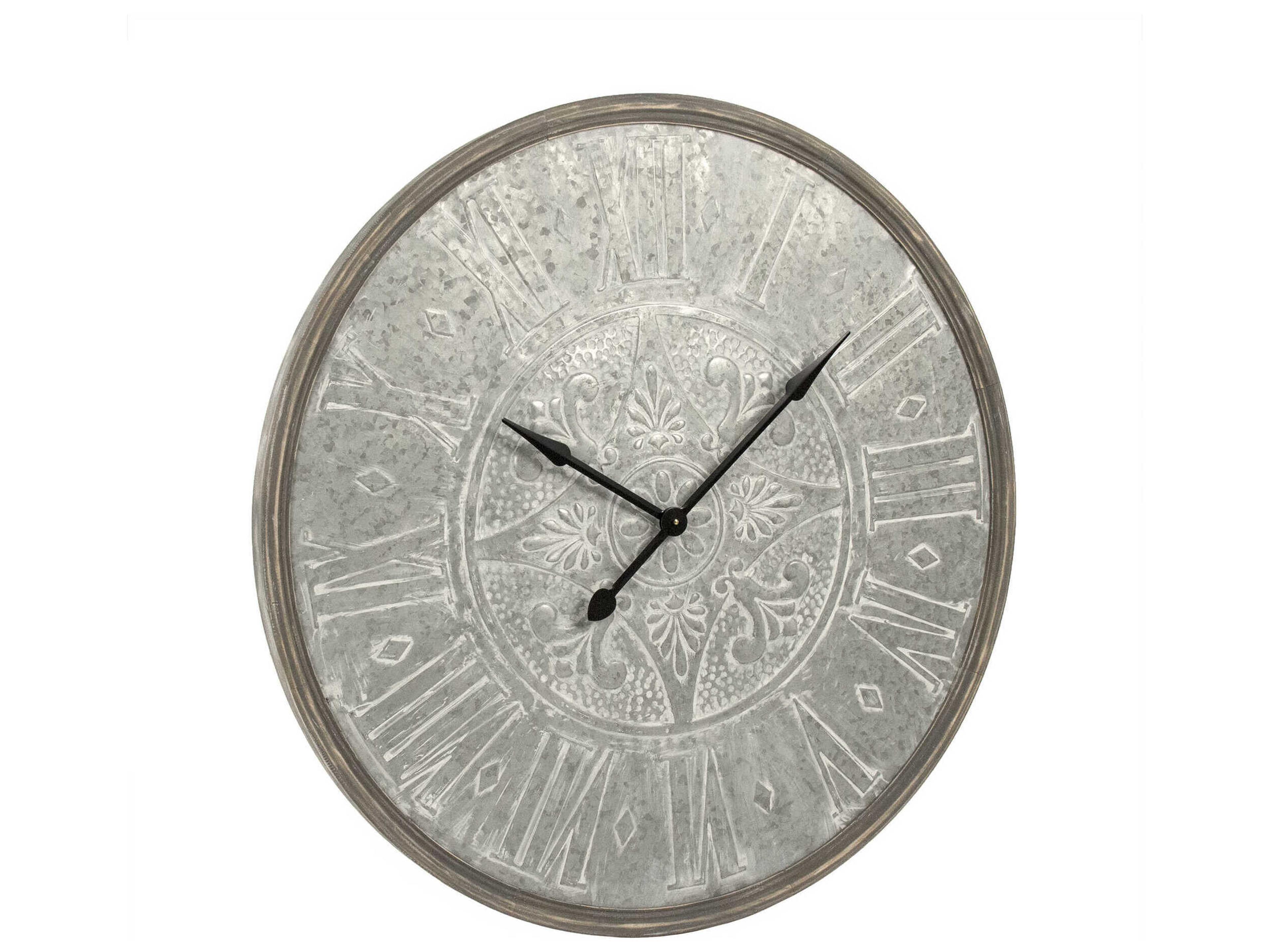 Zentique Wooden Frame Iron Wall Clocks