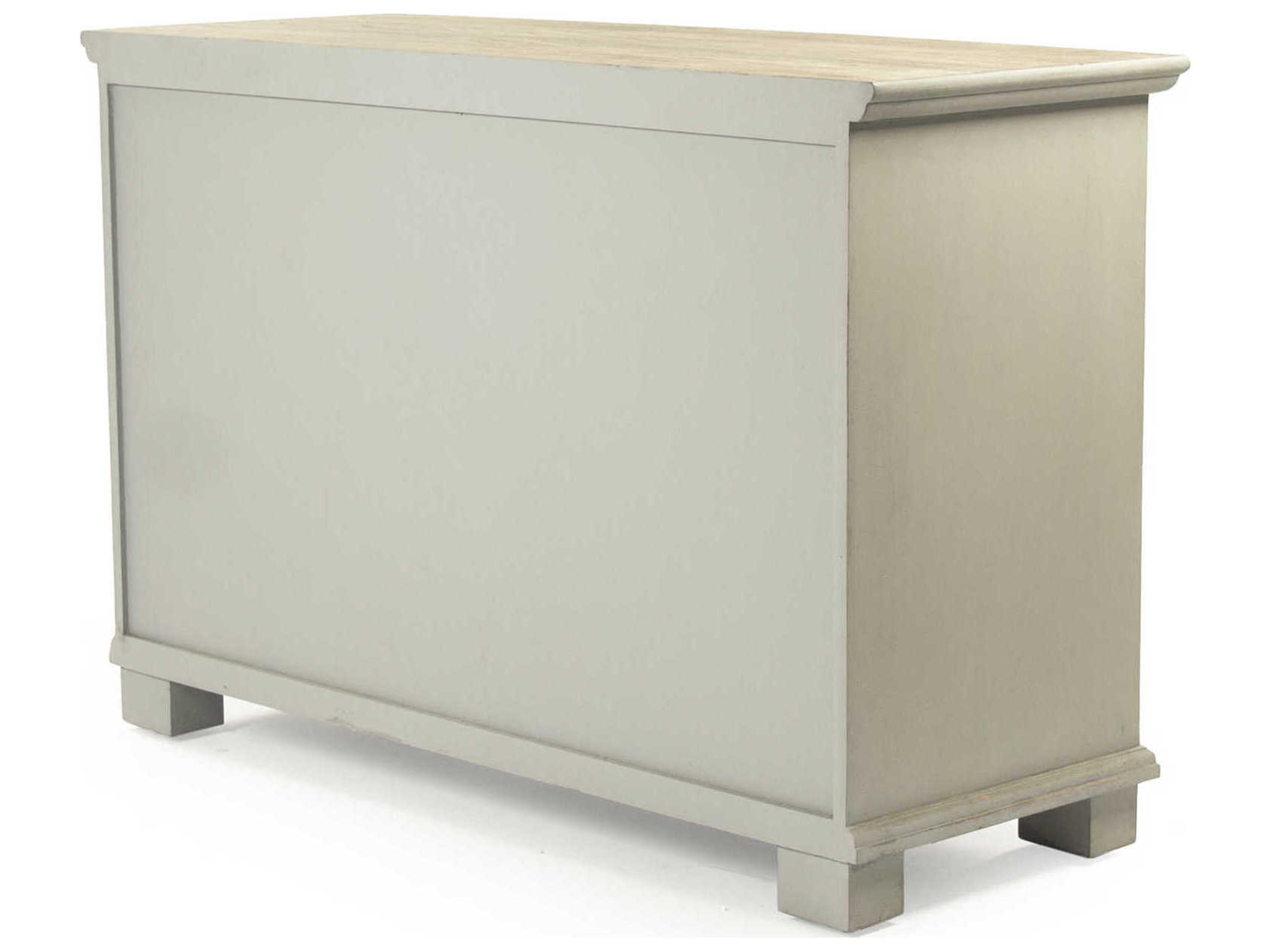 Zentique 3-Drawers Pine Wood Dresser