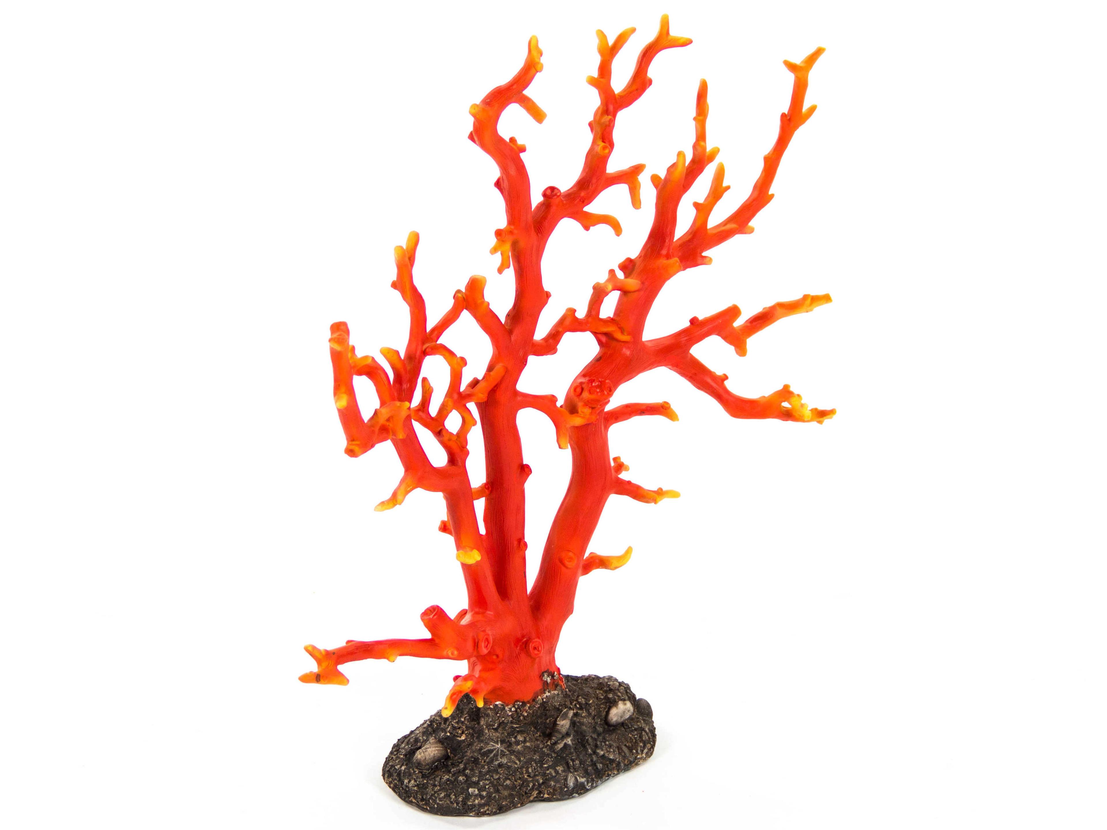Zentique Orange Red / Distressed Brown Coral