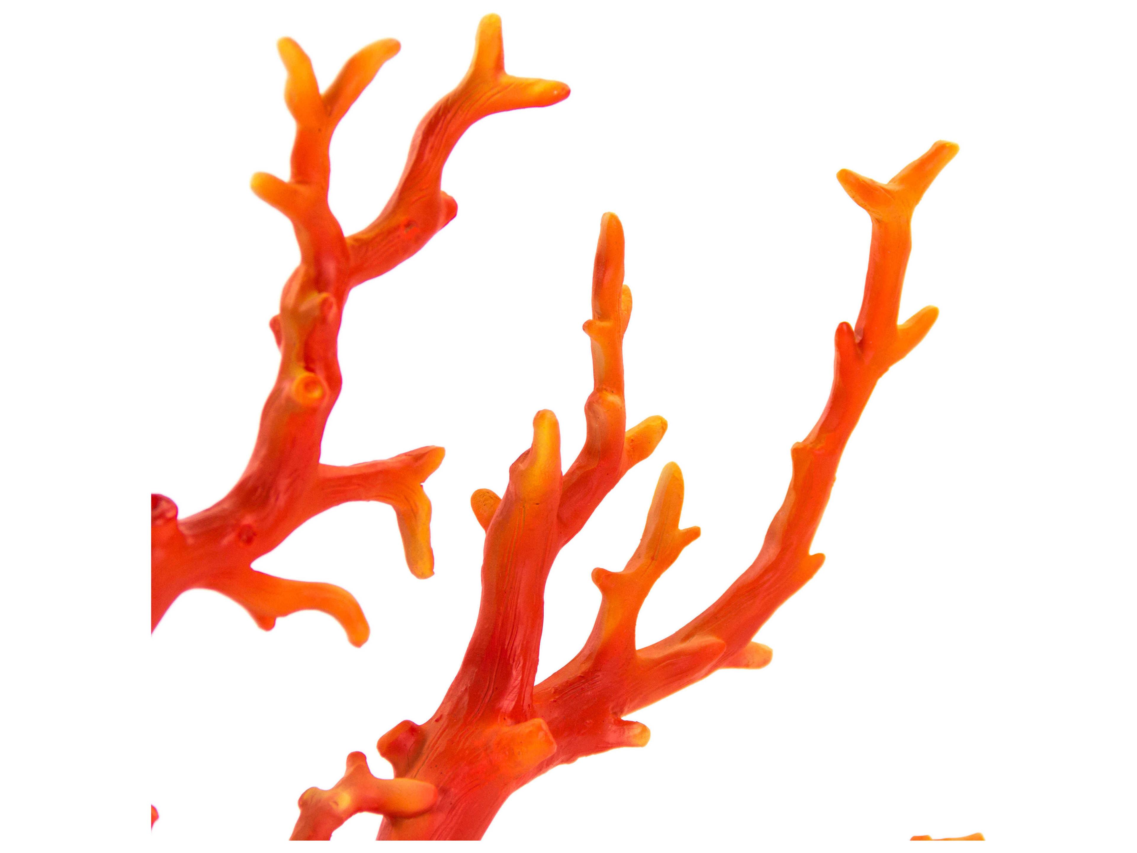 Zentique Orange Red / Distressed Brown Coral