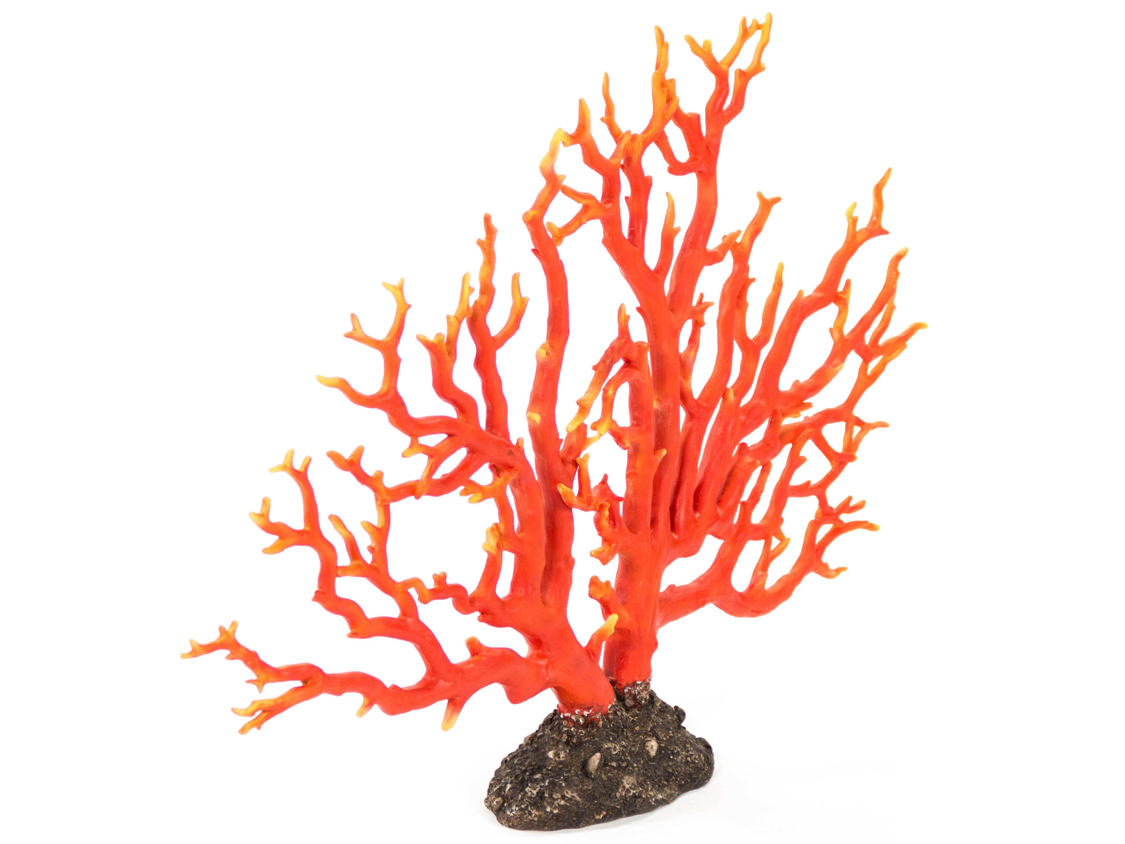 Zentique Orange Red / Distressed Brown Coral
