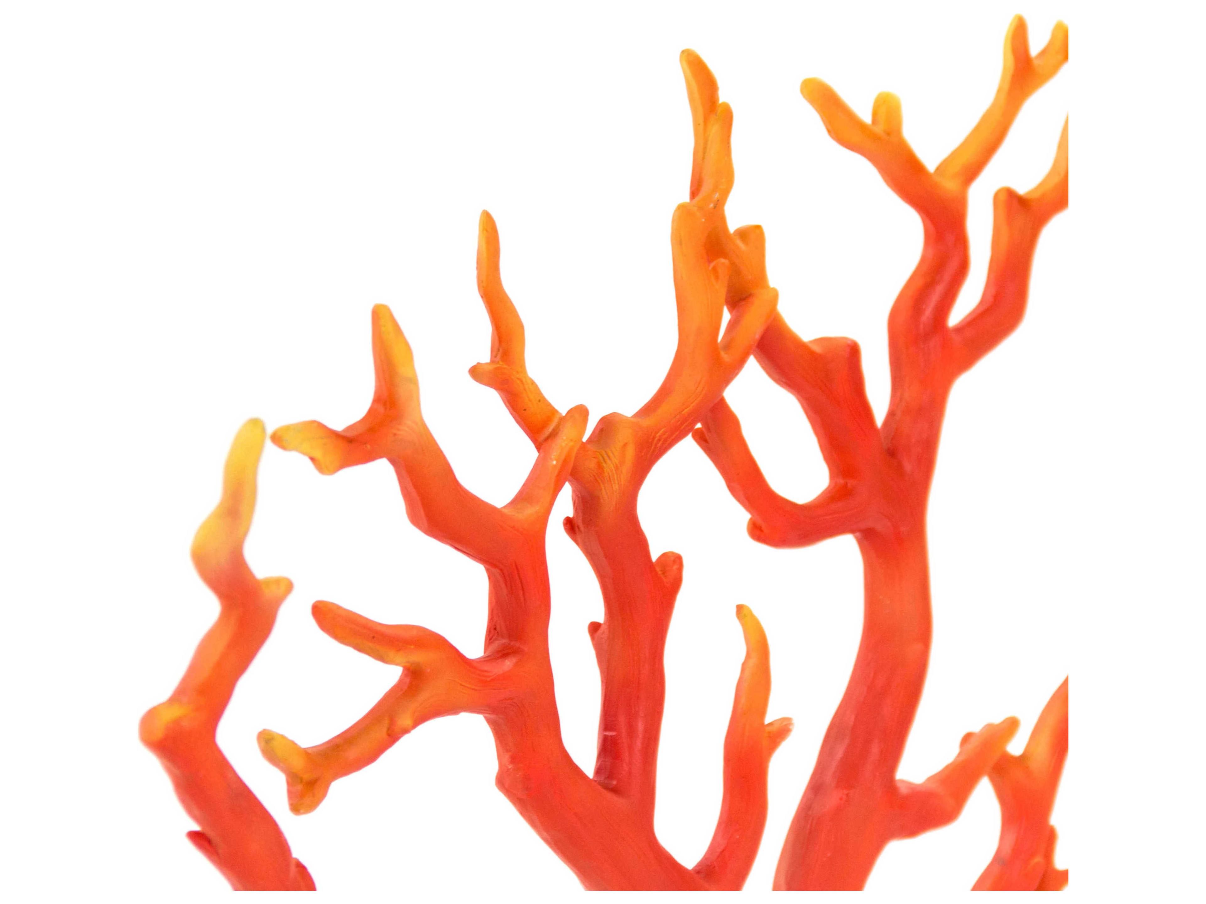 Zentique Orange Red / Distressed Brown Coral