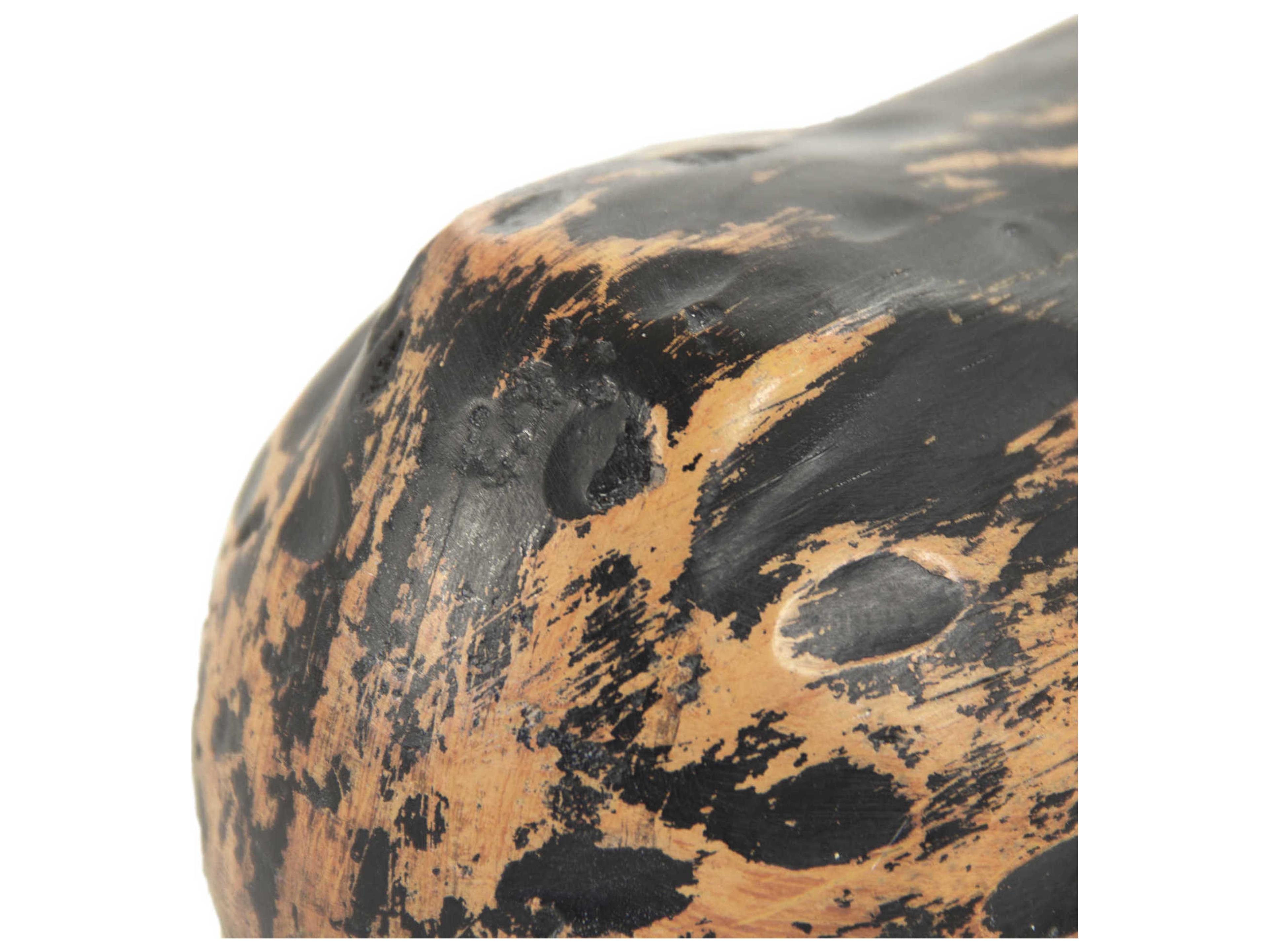 Zentique Distressed Black 6" Sperm Whale Sculpture