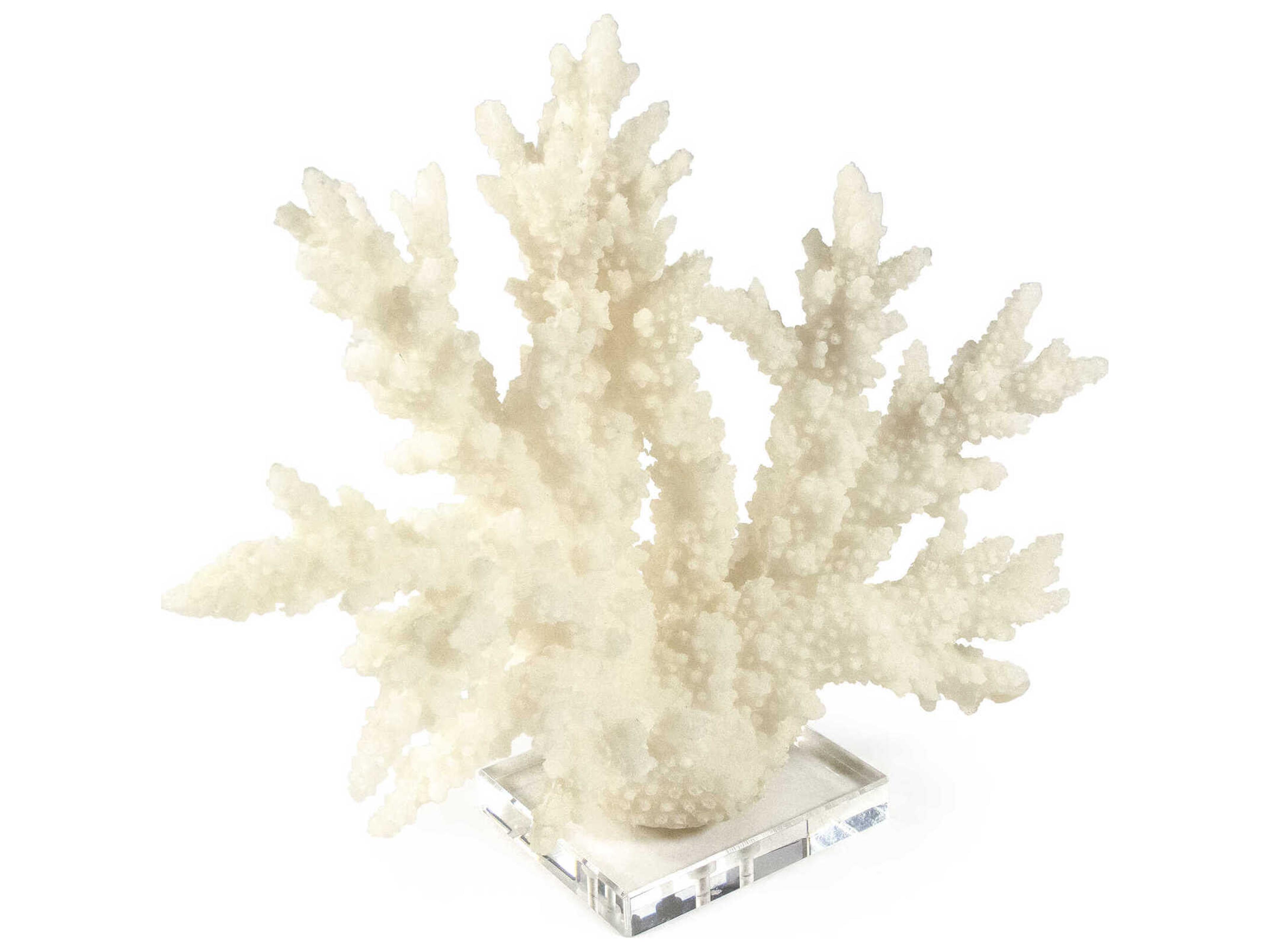 Zentique White Coral Decorative Plate